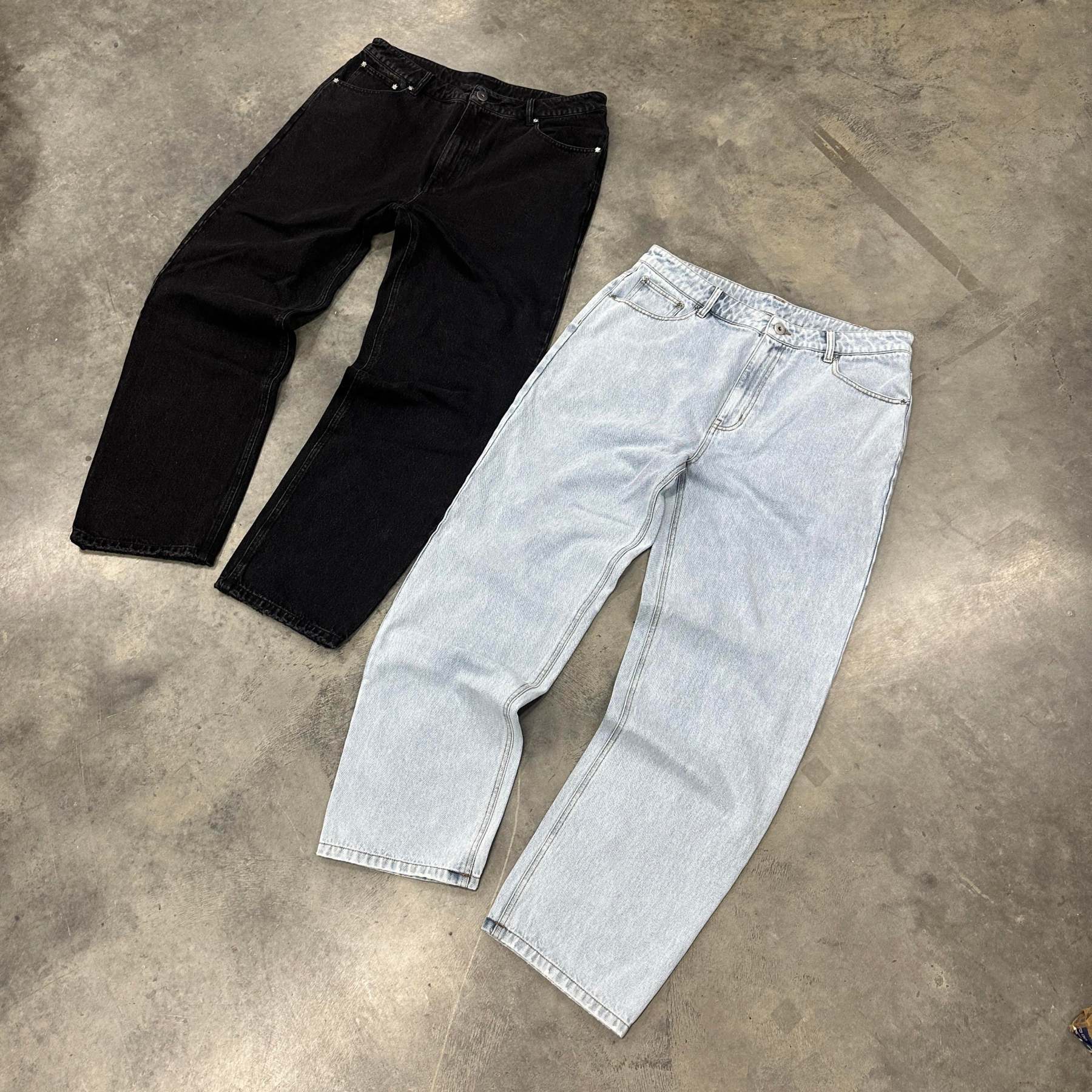 WASHED BLUE UNIFORM DENIM-Fineriform