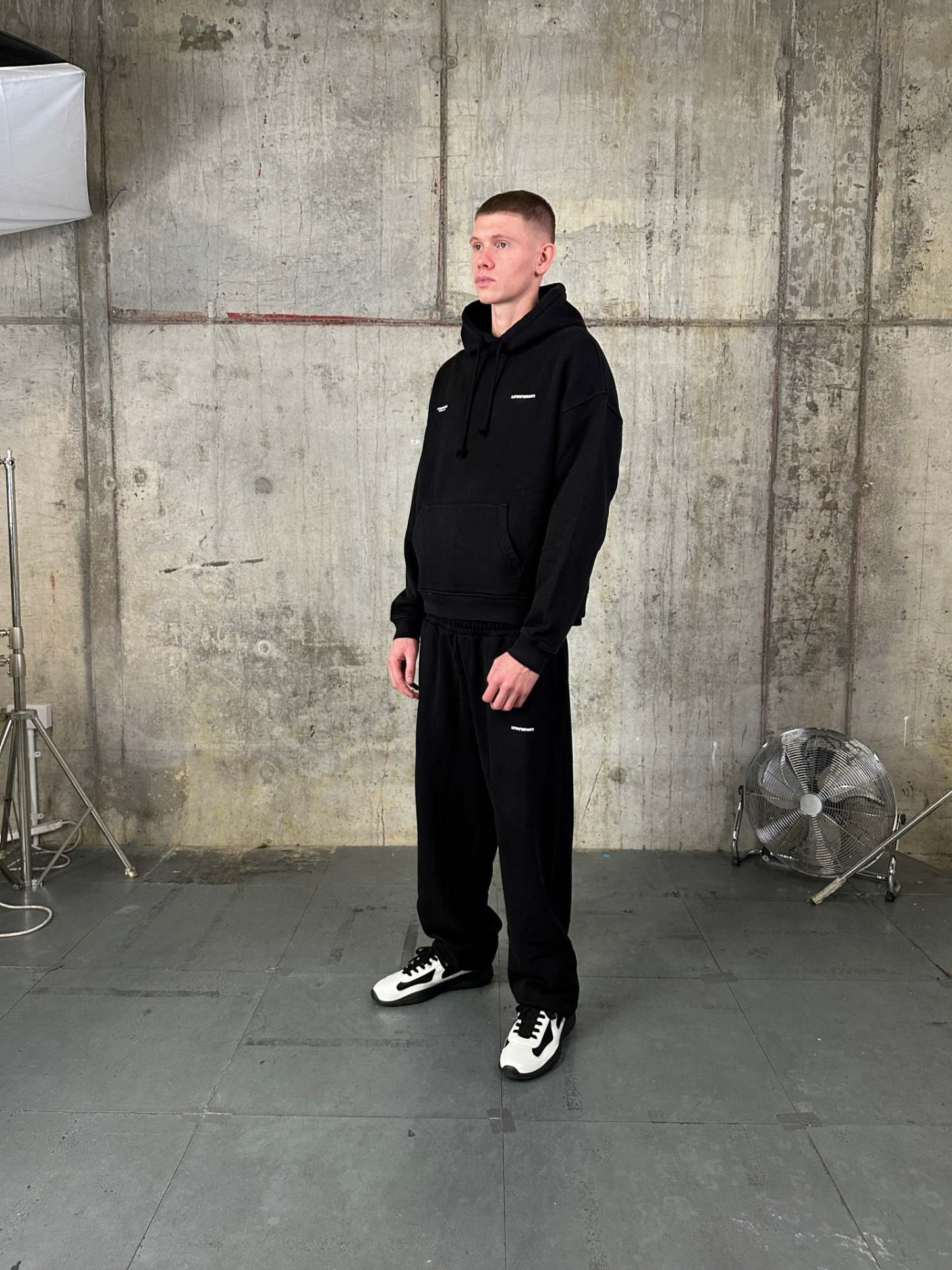 BLACK UNIFORM JOGGERS-Fineriform