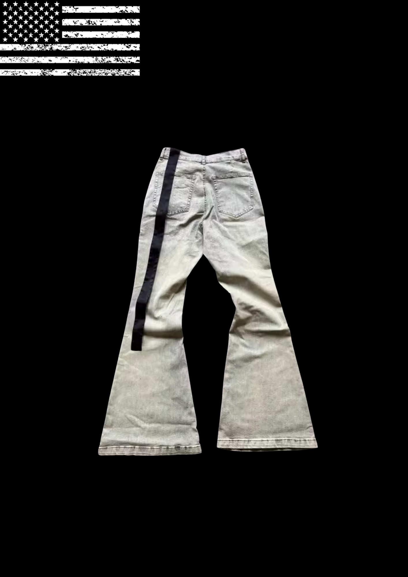 ‘GREY N FLARED’ JEANS-Fineriform