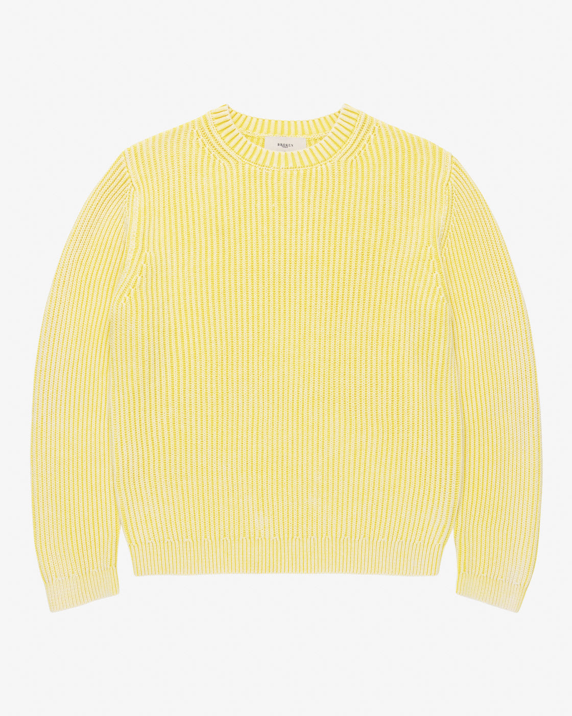 WASHED KNIT YELLOW-Fineriform