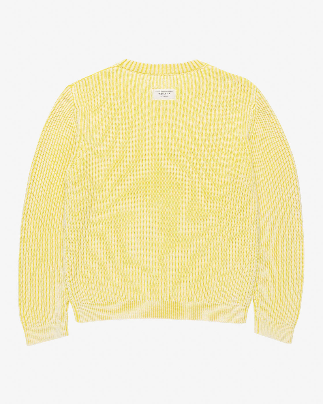 WASHED KNIT YELLOW-Fineriform