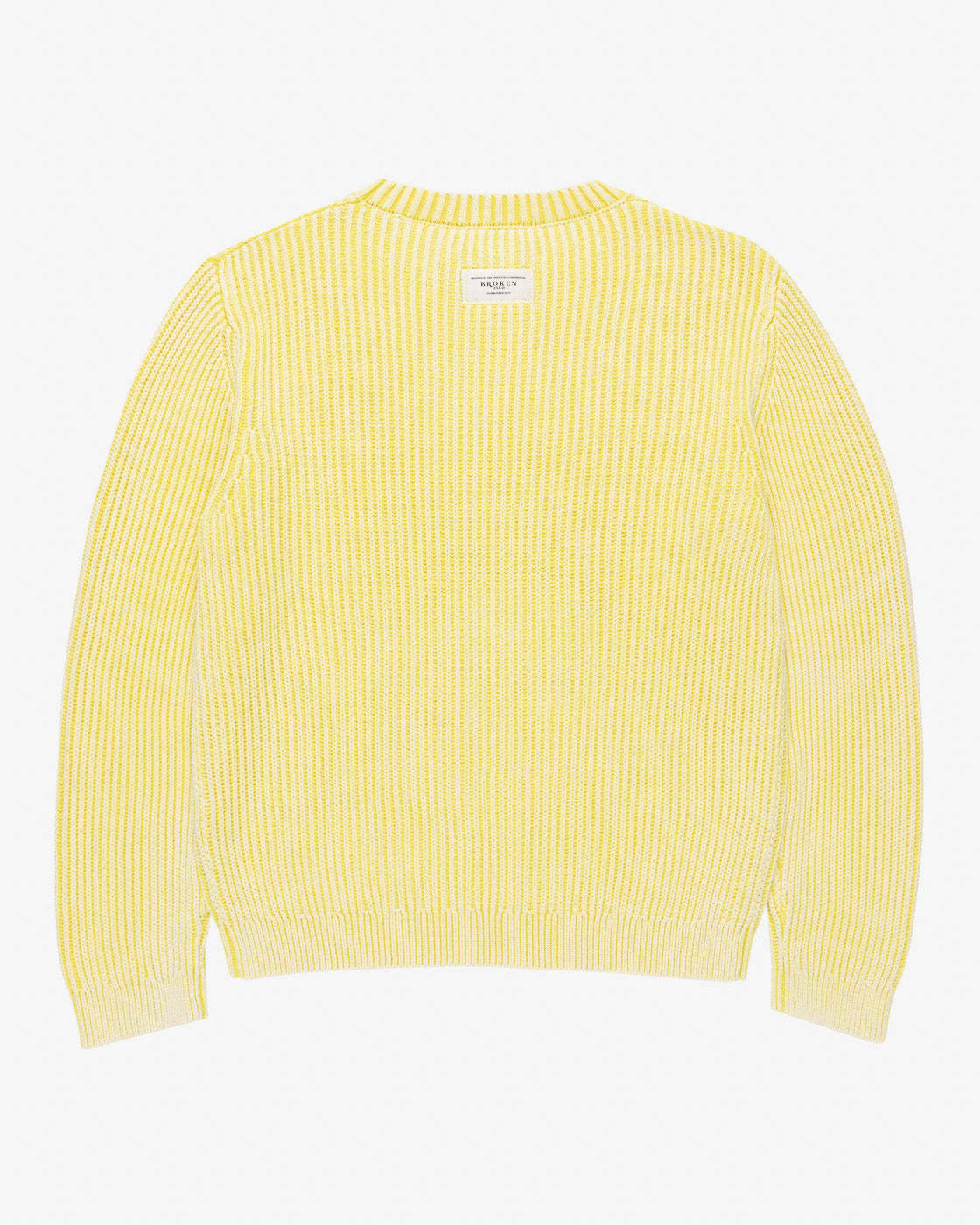 WASHED KNIT YELLOW-Fineriform
