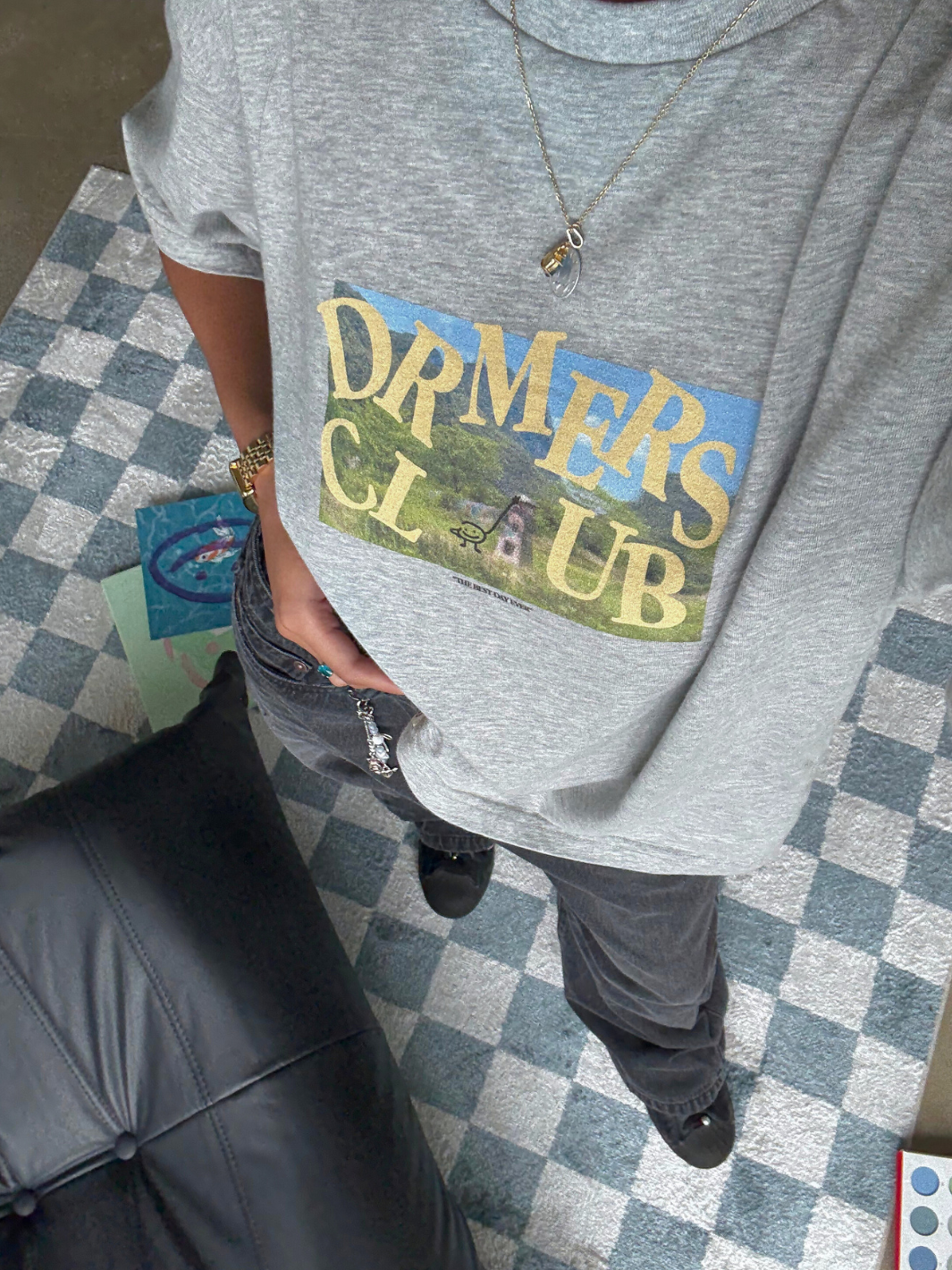 BEST DAY EVER TEE - HEATHER GREY-Fineriform