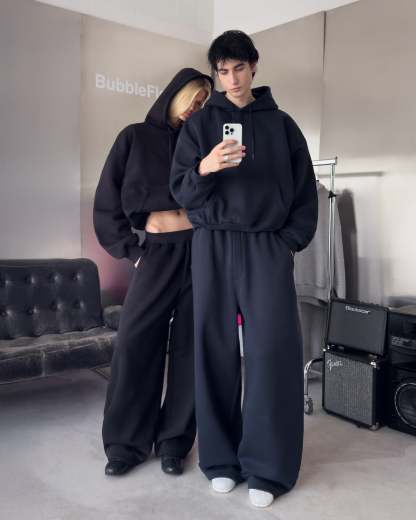 BUBBLE SWEATPANTS - NIGHT-Fineriform