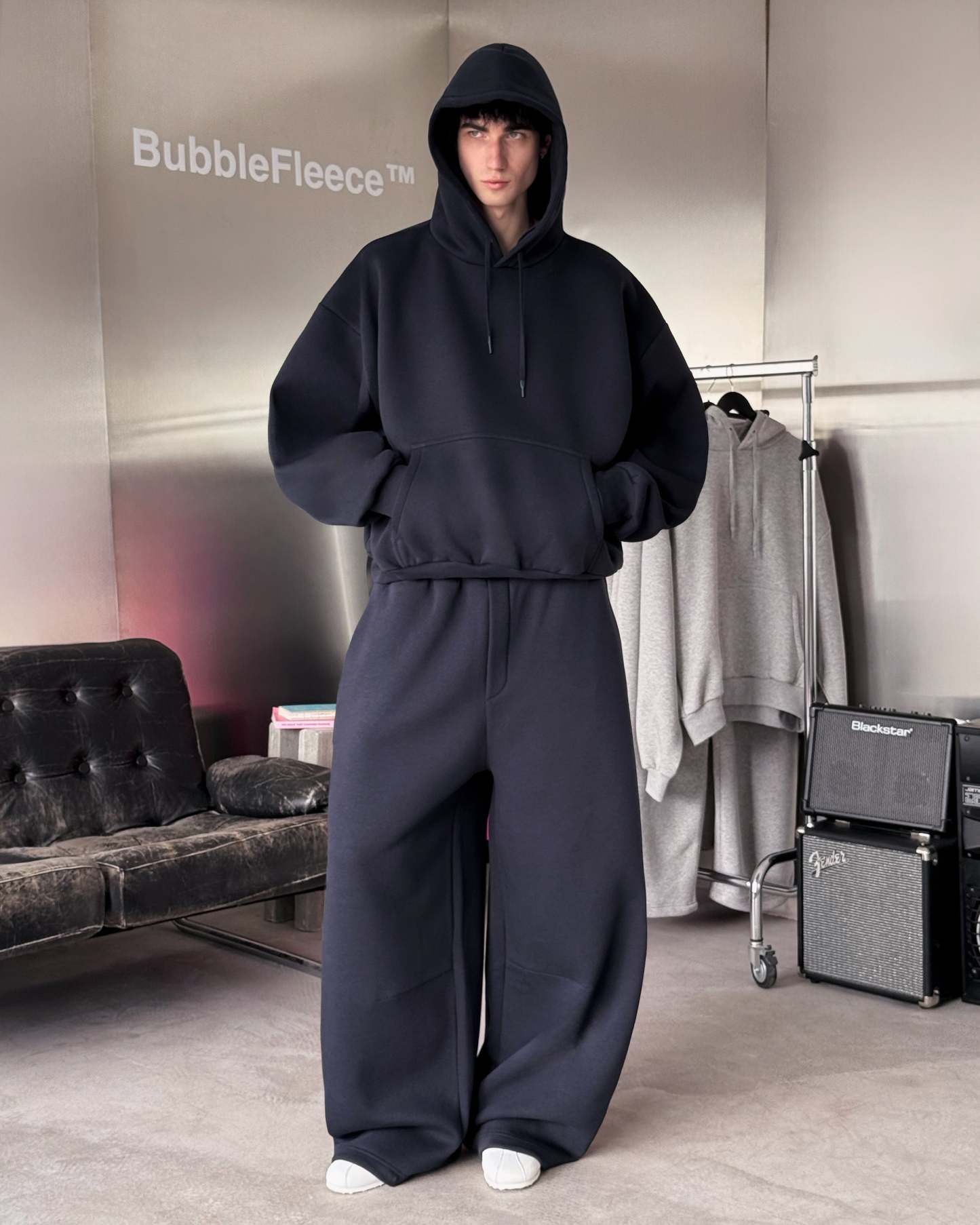 BUBBLE HOODIE - NIGHT-Fineriform