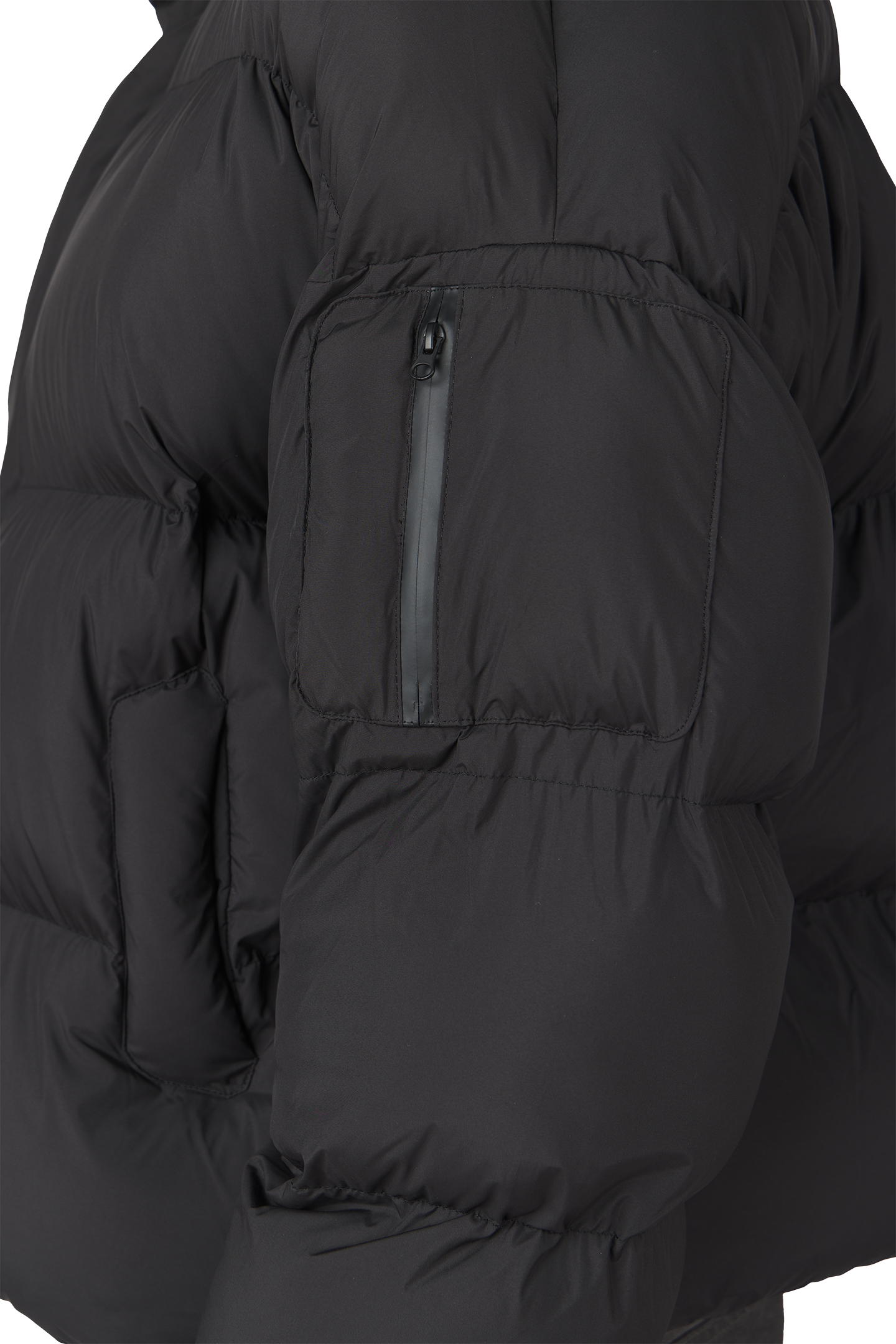 Black Puffer Jacket-Fineriform
