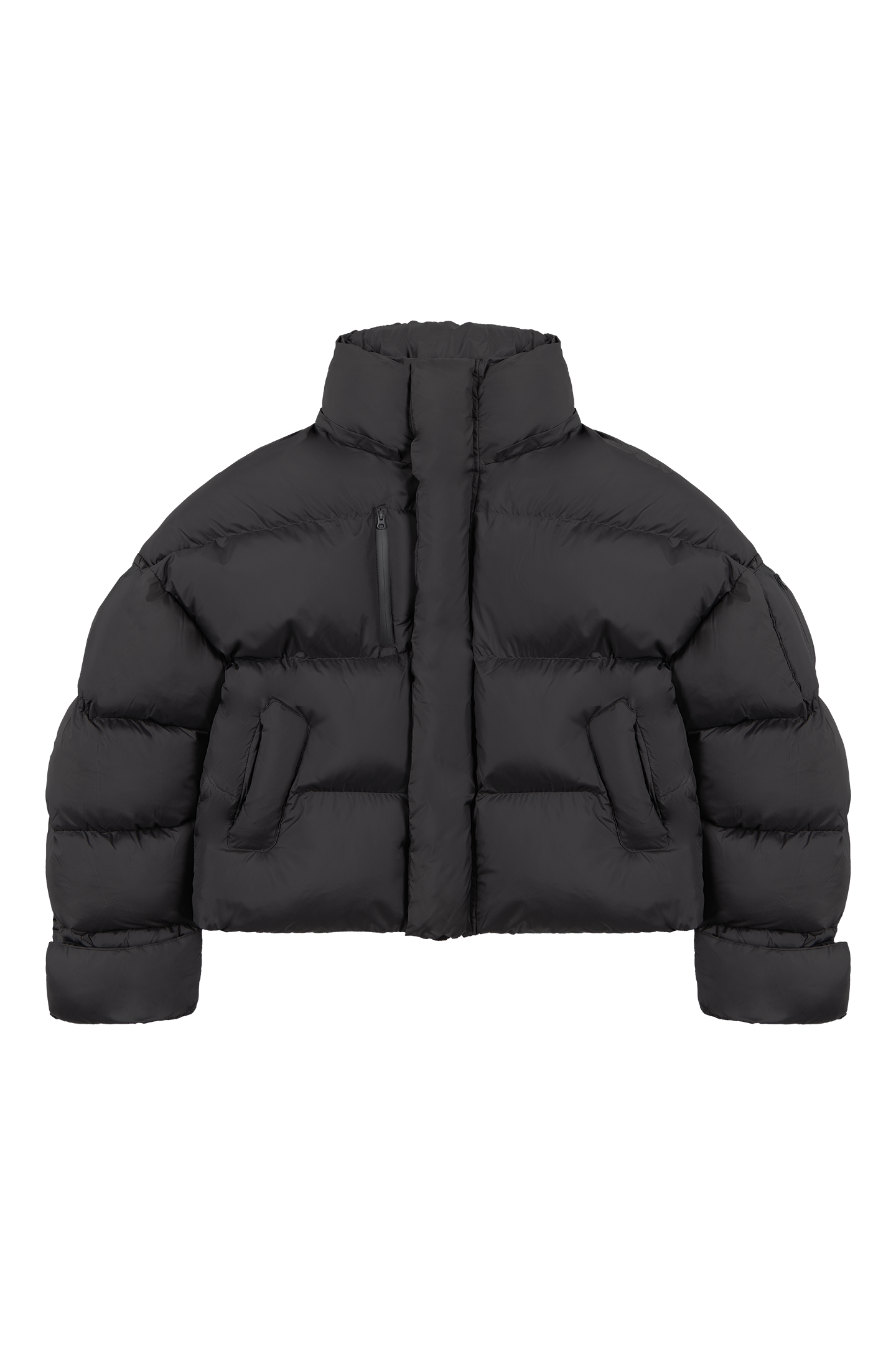 Black Puffer Jacket-Fineriform
