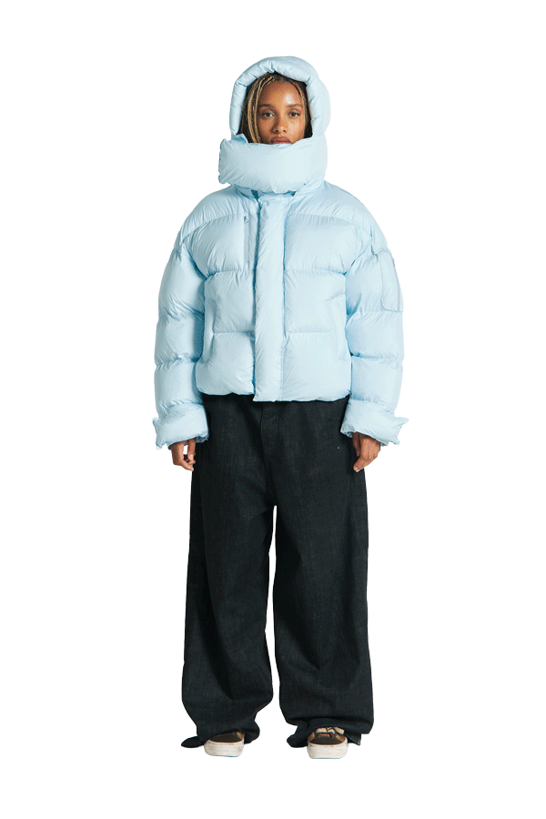 Pufferjacket Baby Blue-Fineriform