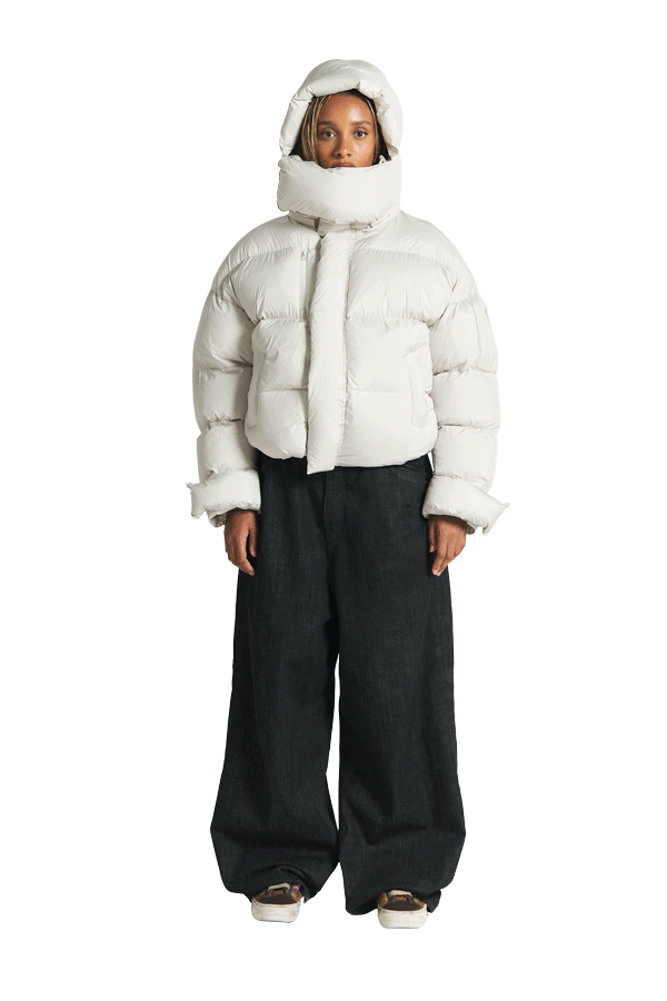 Pufferjacket Chalk White-Fineriform
