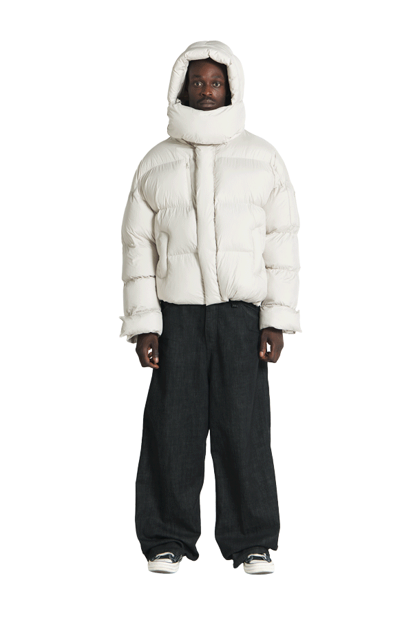 Pufferjacket Chalk White-Fineriform