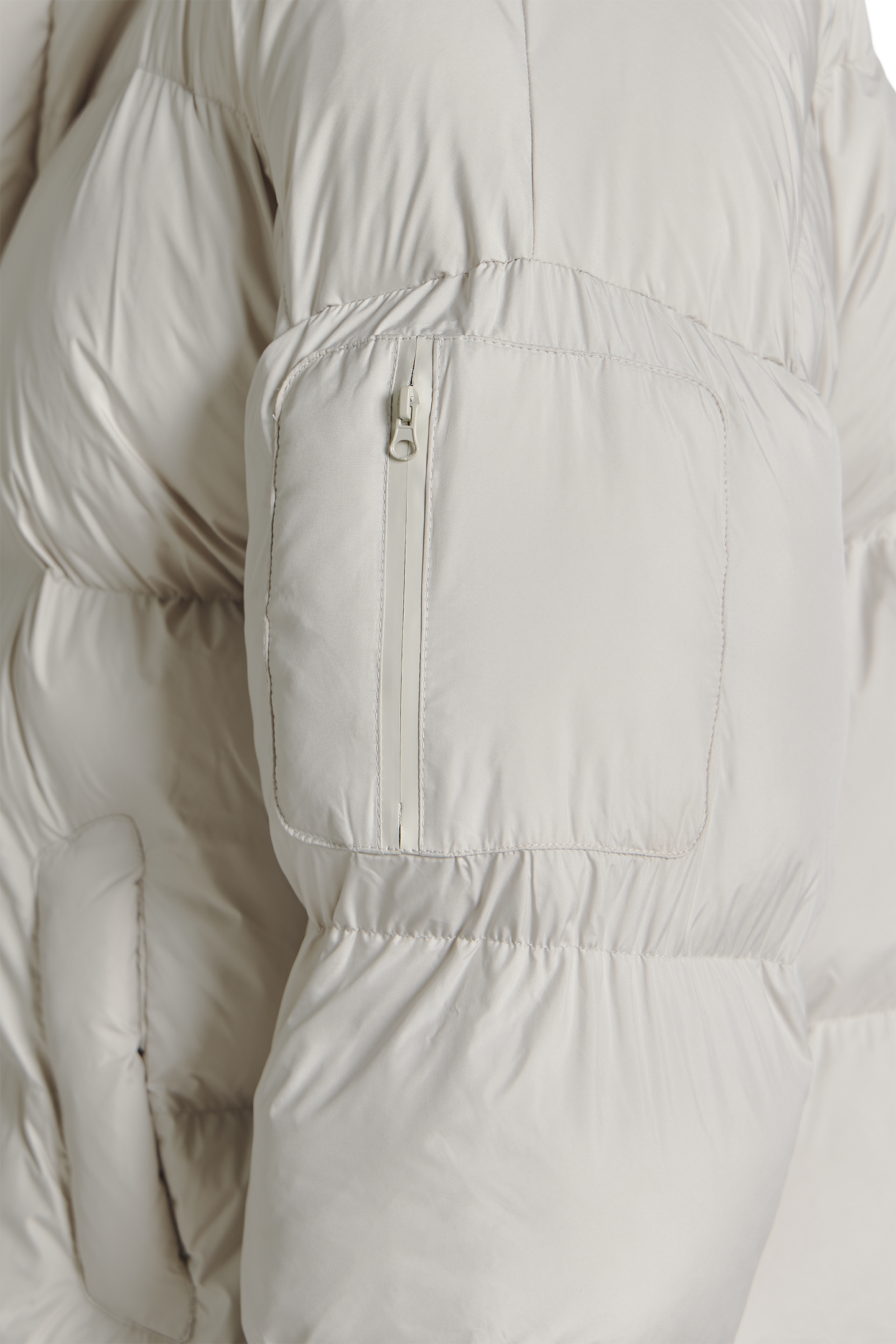 Pufferjacket Chalk White-Fineriform