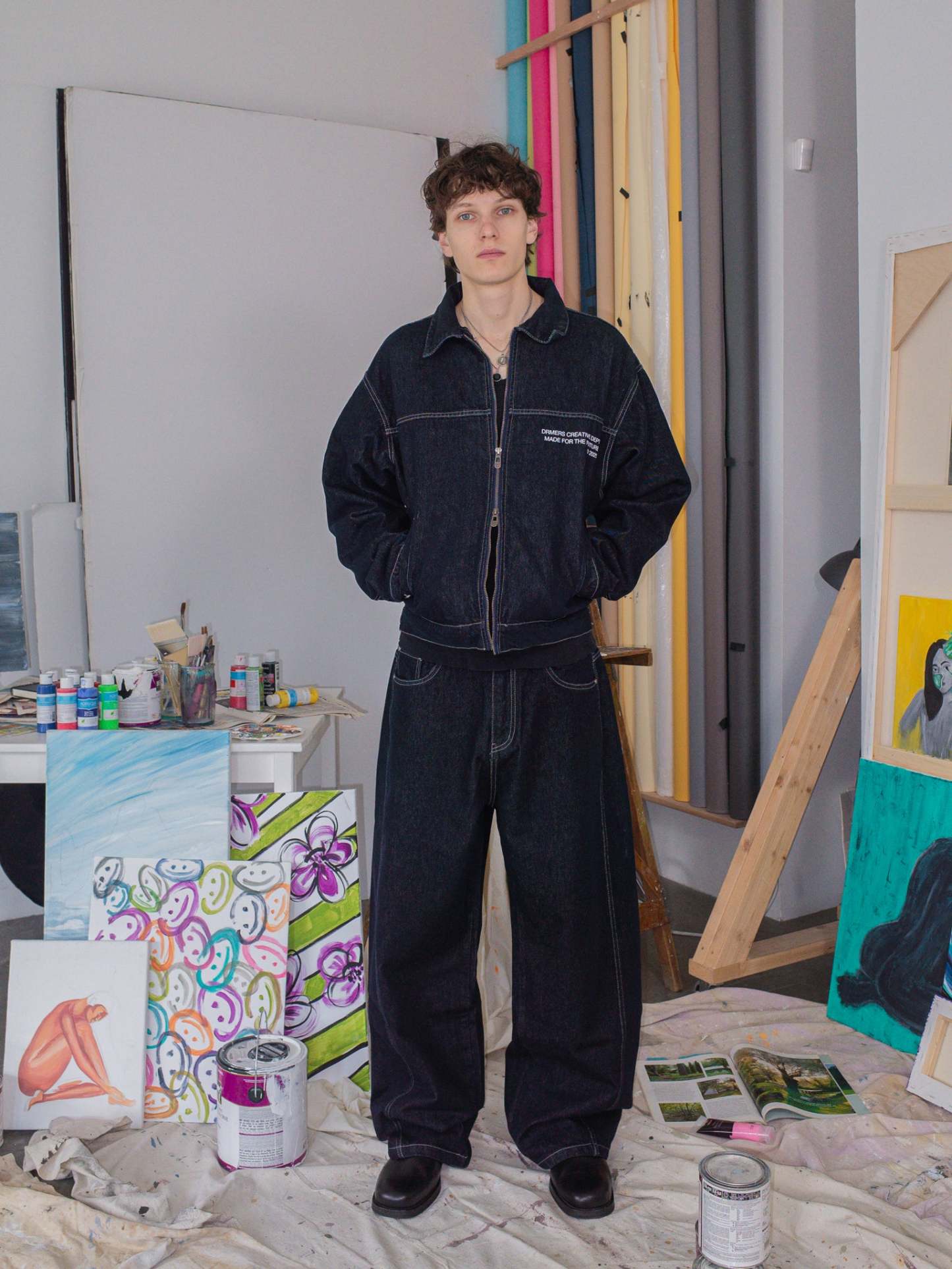 CREATIVE DEPT JEANS - INDIGO-Fineriform