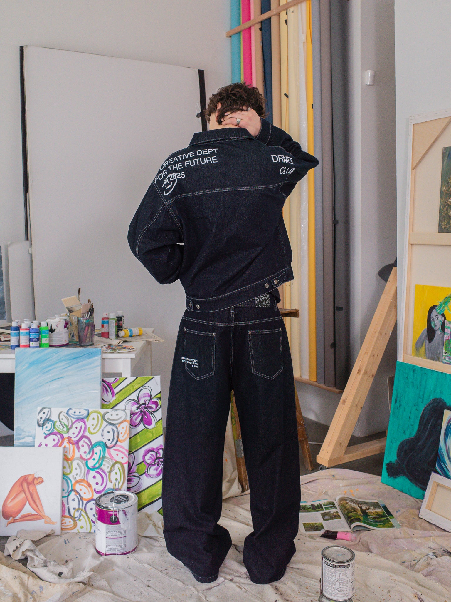 CREATIVE DEPT JEANS - INDIGO-Fineriform