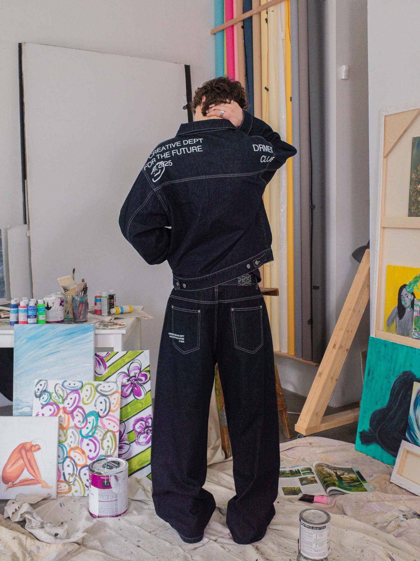 CREATIVE DEPT JEANS - INDIGO-Fineriform