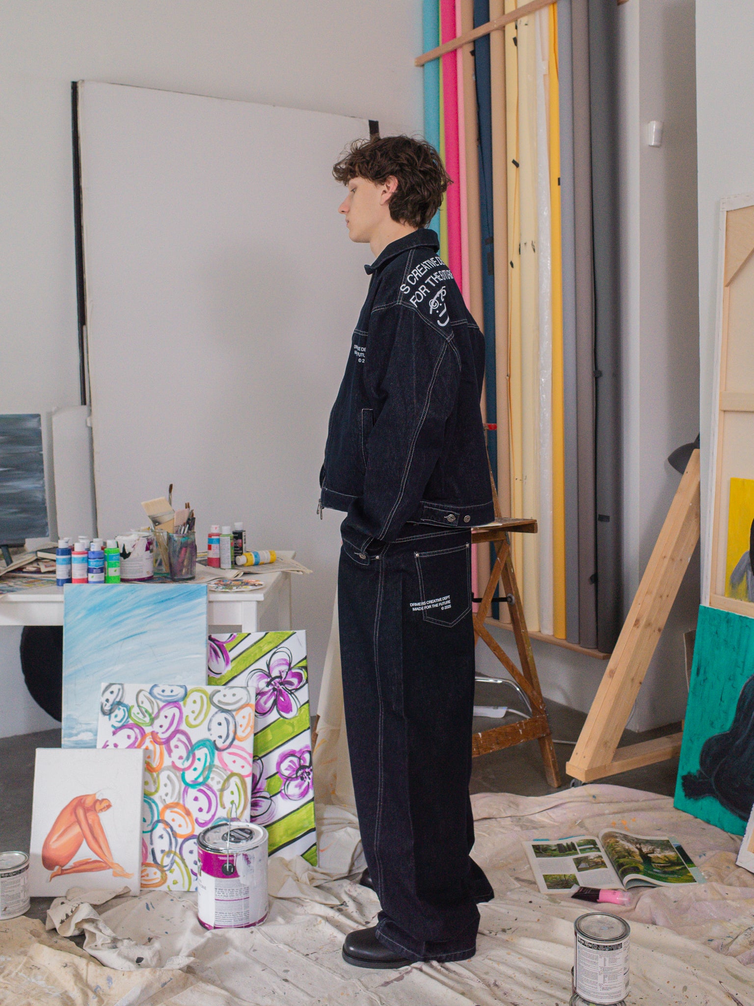 CREATIVE DEPT JEANS - INDIGO-Fineriform