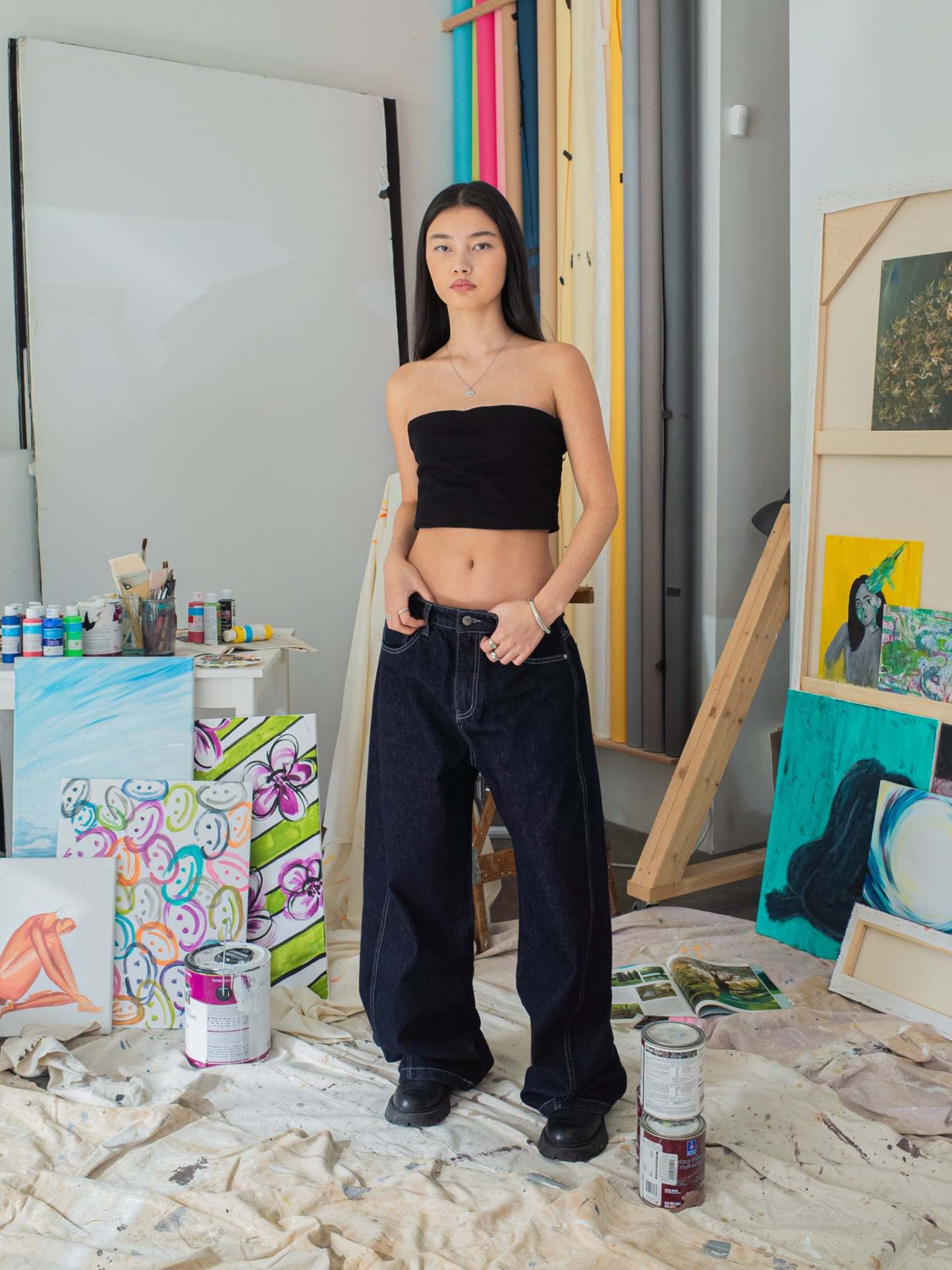 CREATIVE DEPT JEANS - INDIGO-Fineriform