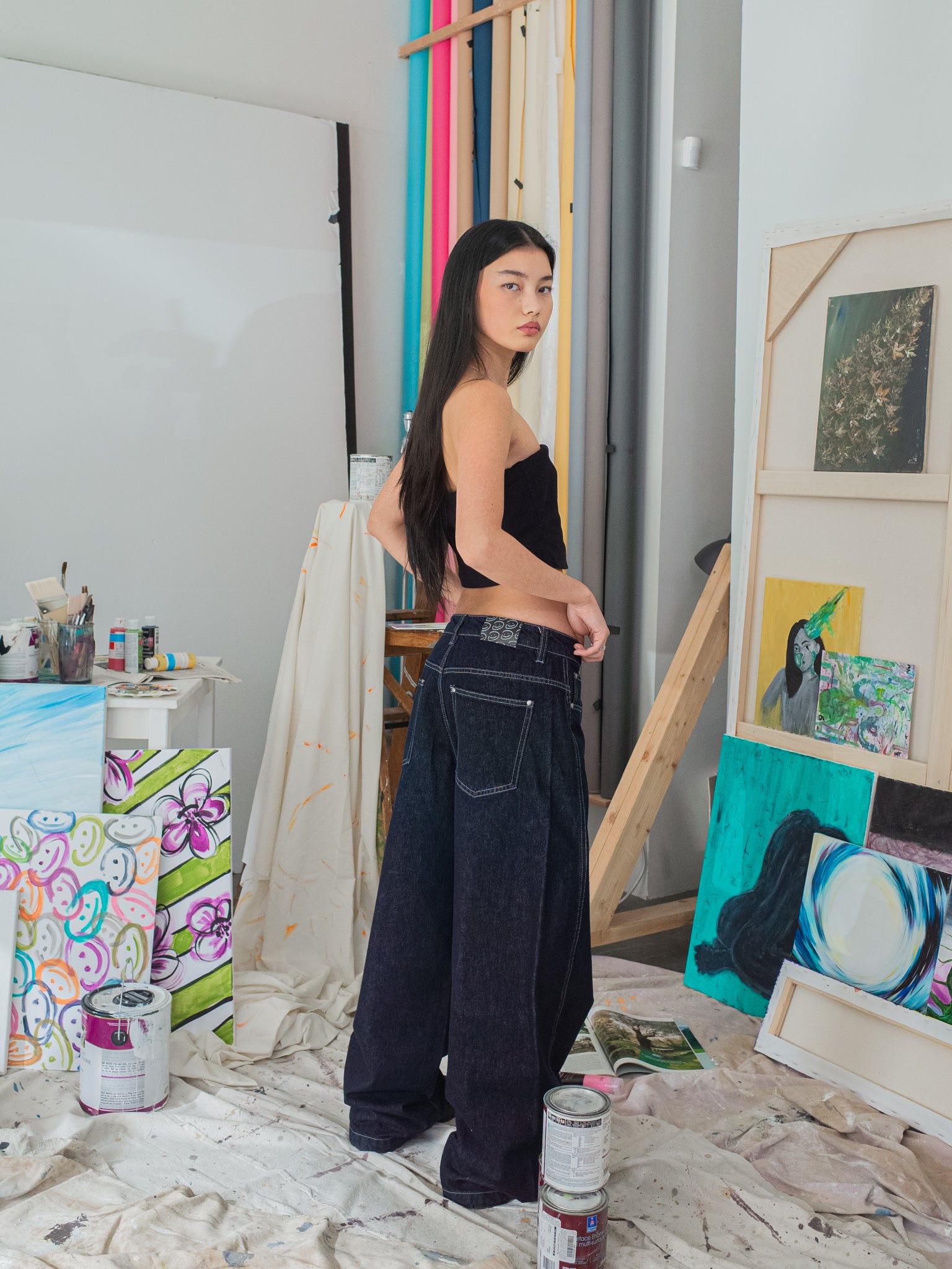 CREATIVE DEPT JEANS - INDIGO-Fineriform