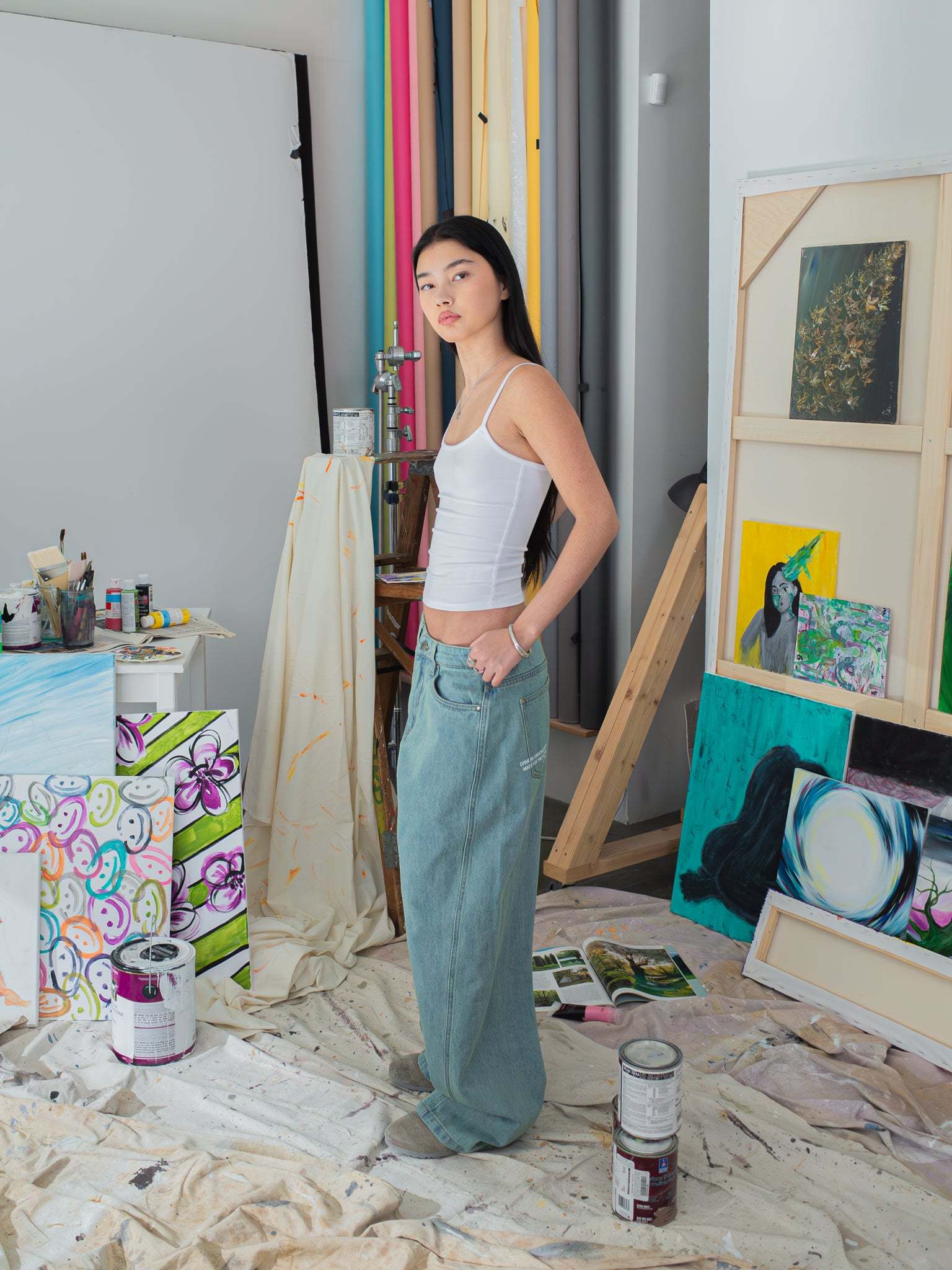 CREATIVE DEPT JEANS - BLUE-Fineriform