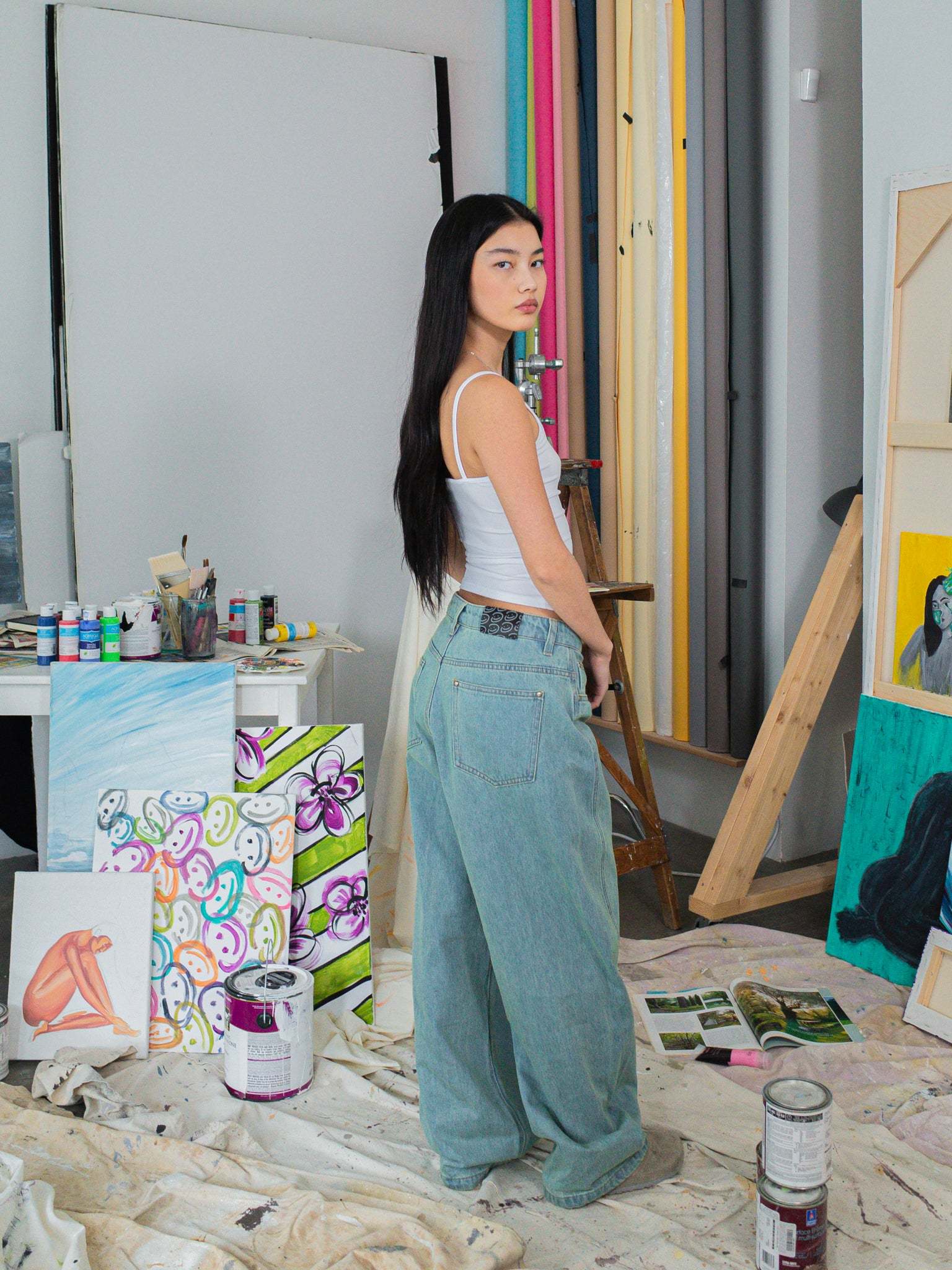 CREATIVE DEPT JEANS - BLUE-Fineriform