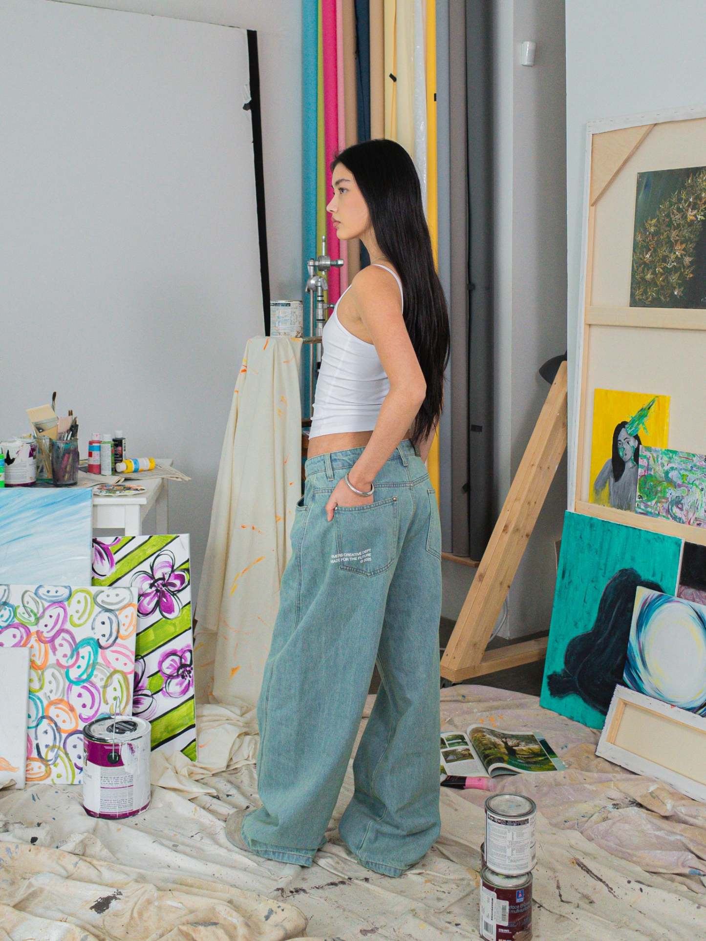 CREATIVE DEPT JEANS - BLUE-Fineriform