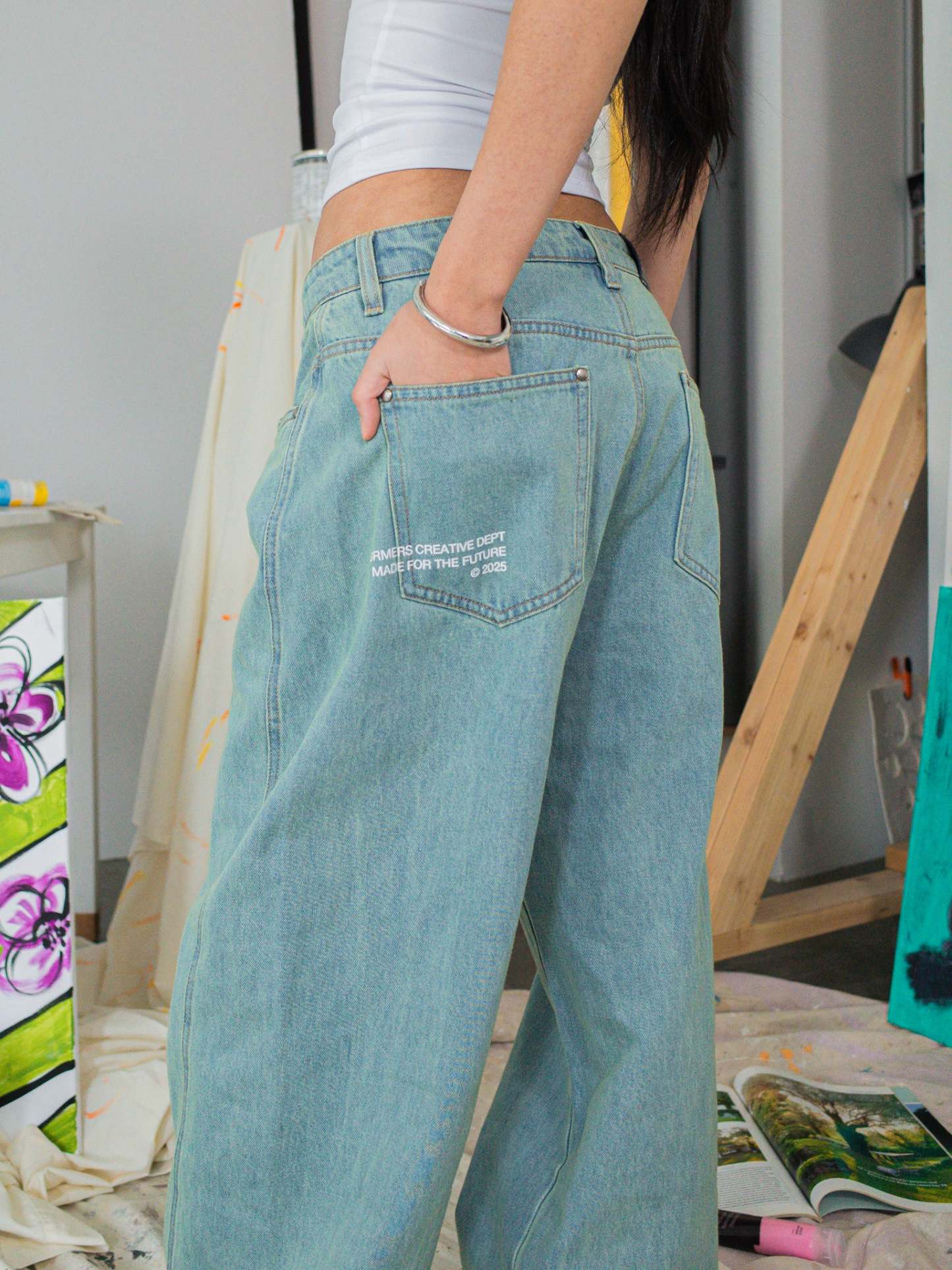 CREATIVE DEPT JEANS - BLUE-Fineriform