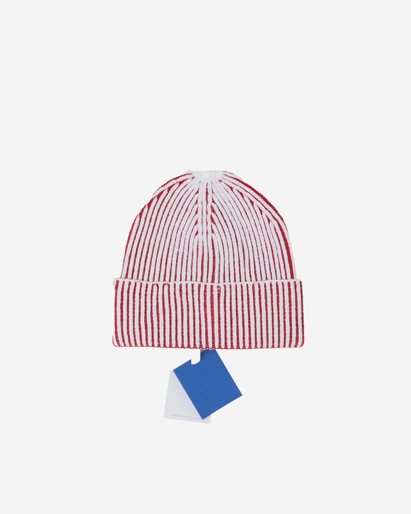 TWO-TONE BEANIE RED-Fineriform