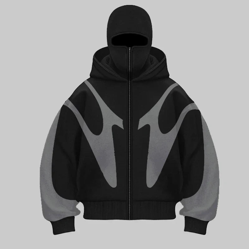 Eclipse Balaclava Hoodie-Fineriform