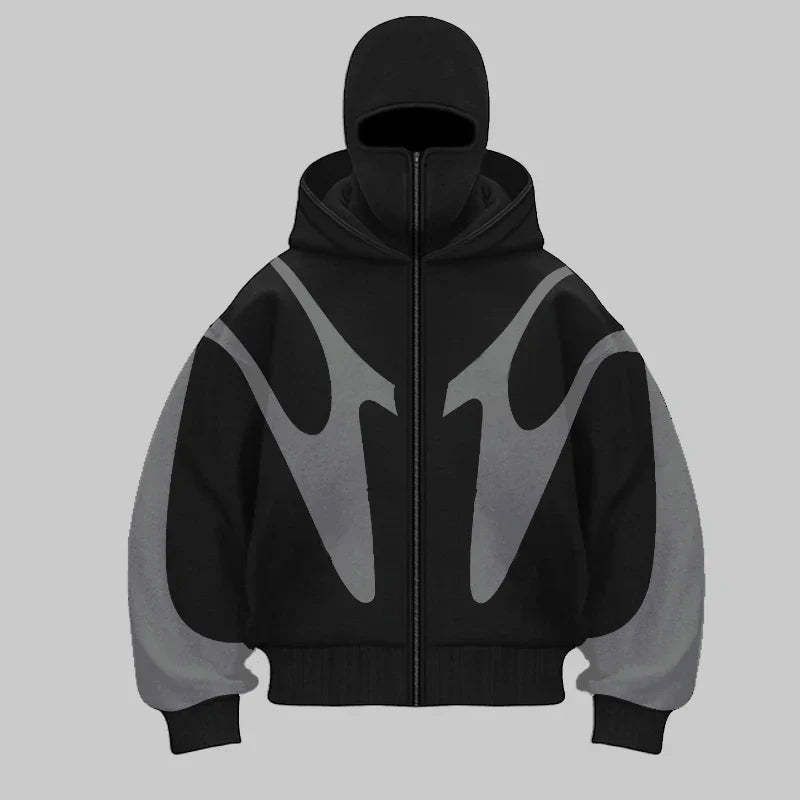 Eclipse Balaclava Hoodie-Fineriform