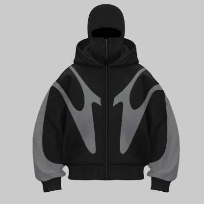 Eclipse Balaclava Hoodie-Fineriform