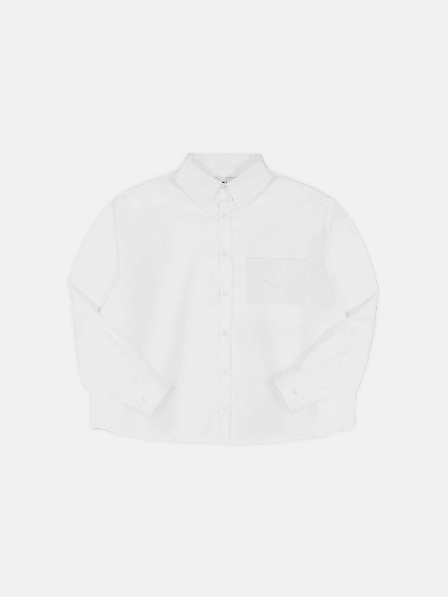 WHITE LETTER SHIRT-Fineriform