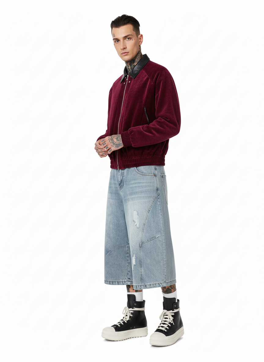 Retro Velvet Luxury Lapel Jacket-Fineriform