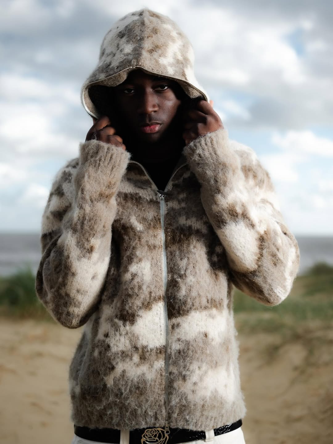 Mohair Hoodie-Unisex-Fineriform