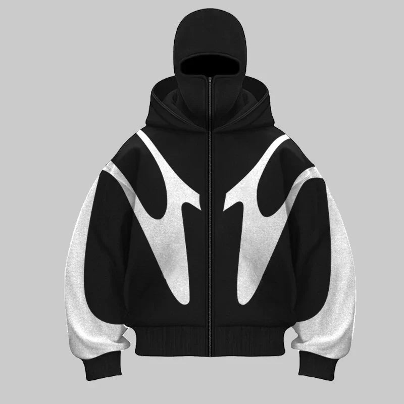 Eclipse Balaclava Hoodie-Fineriform