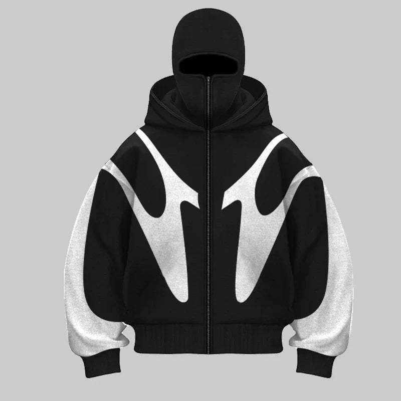 Eclipse Balaclava Hoodie-Fineriform