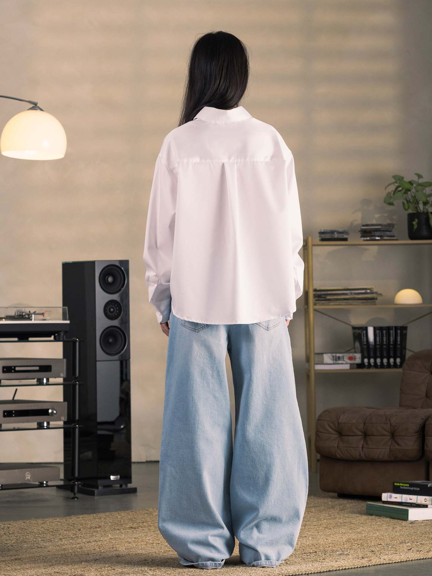 WHITE LETTER SHIRT-Fineriform