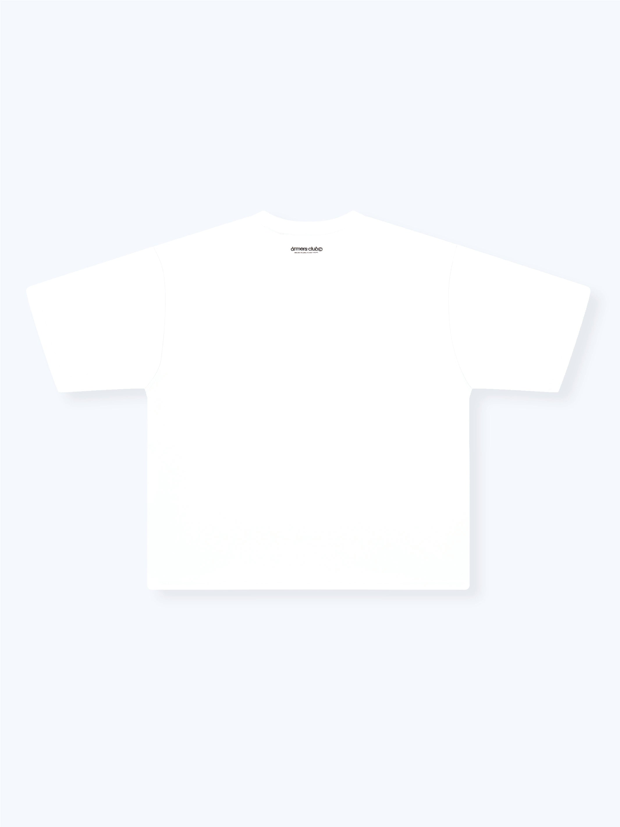 SMILEY GRID TEE - WHITE-Fineriform