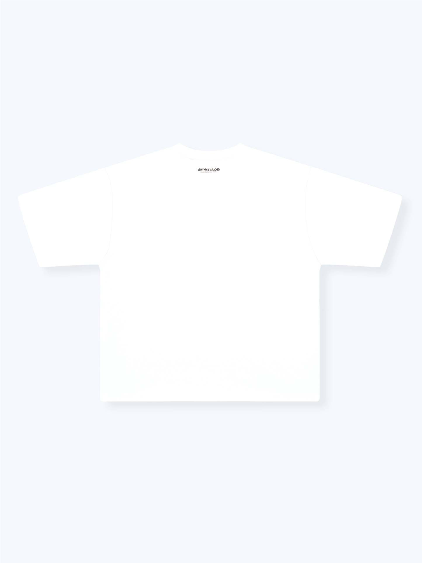 SMILEY GRID TEE - WHITE-Fineriform