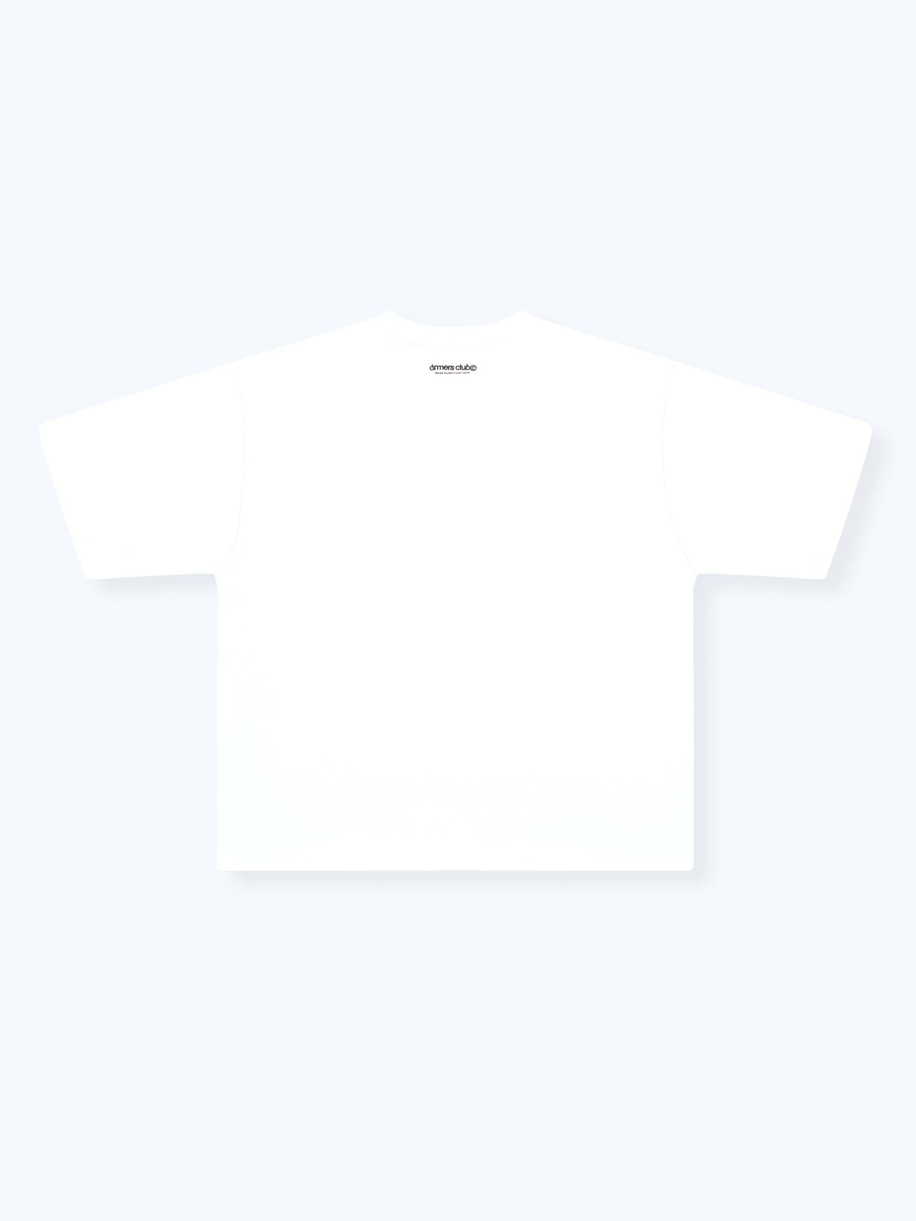 SMILEY GRID TEE - WHITE-Fineriform