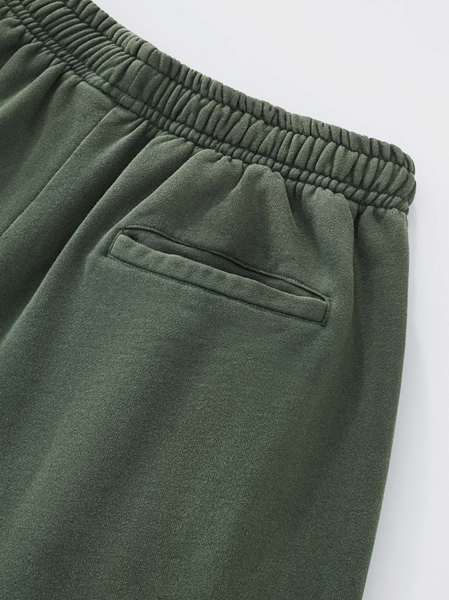 SMILEY PATCH SWEATPANTS - FADED PINE-Fineriform