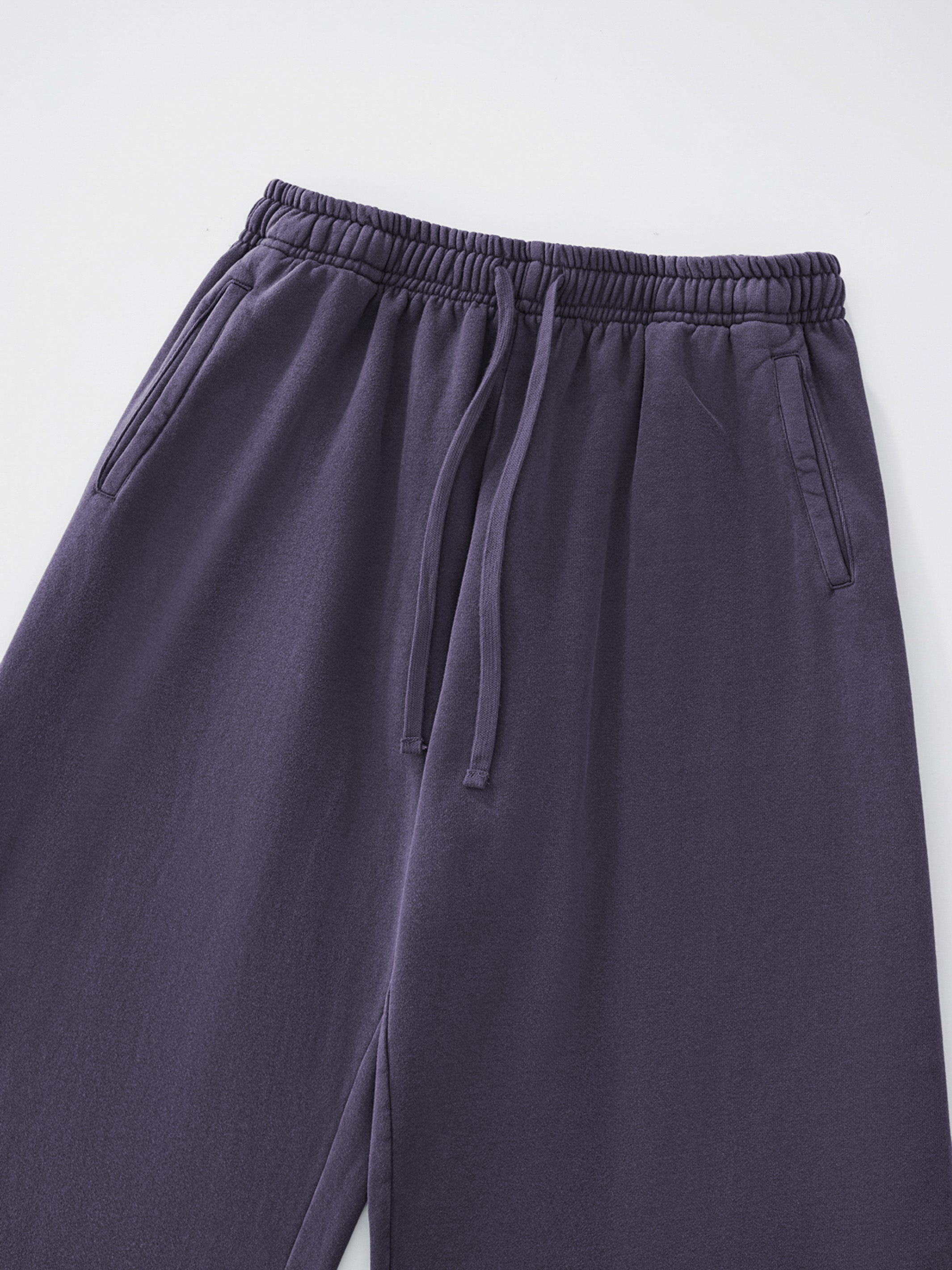 SMILEY PATCH SWEATPANTS - MIDNIGHT LAVENDER-Fineriform