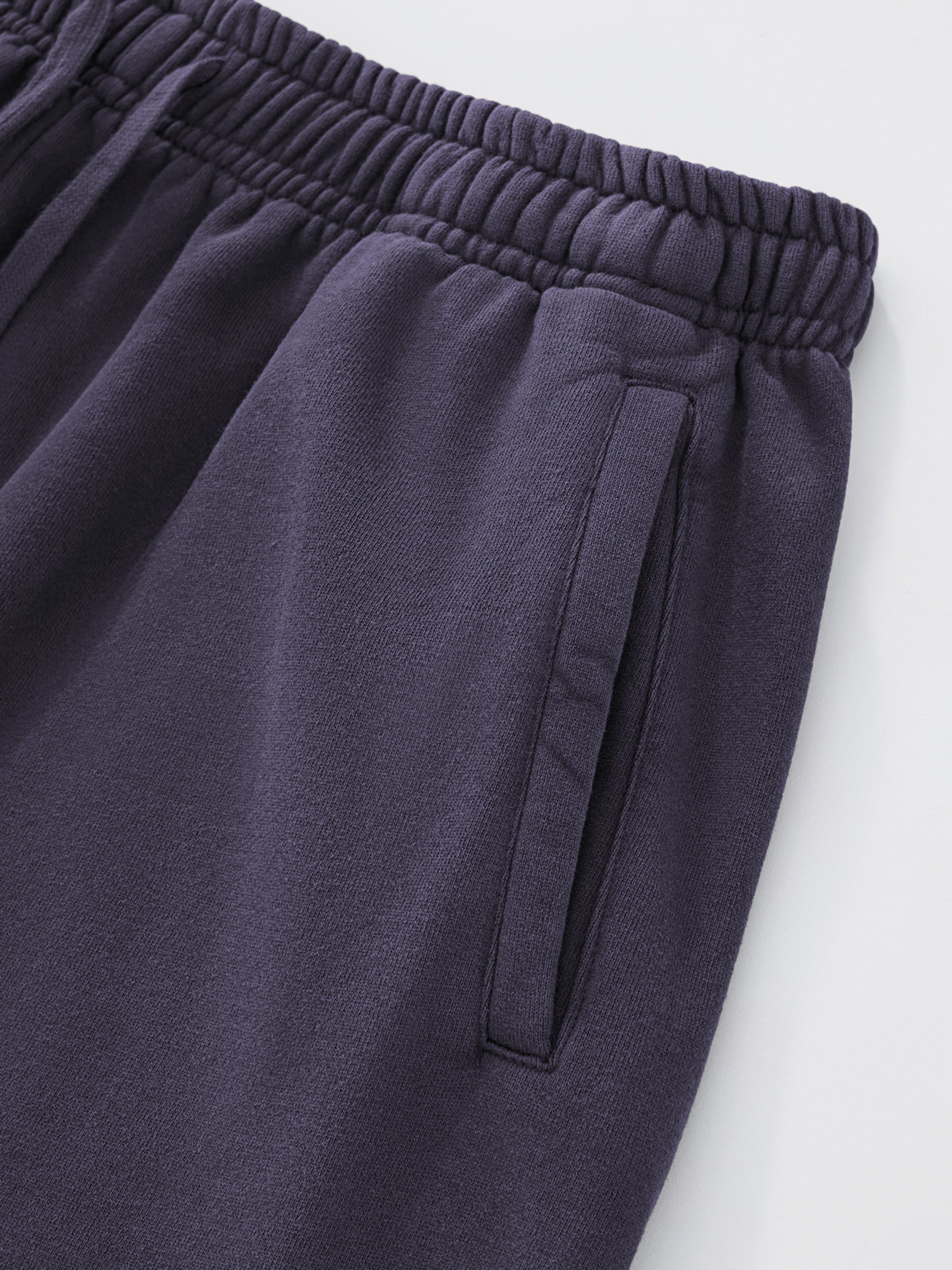 SMILEY PATCH SWEATPANTS - MIDNIGHT LAVENDER-Fineriform