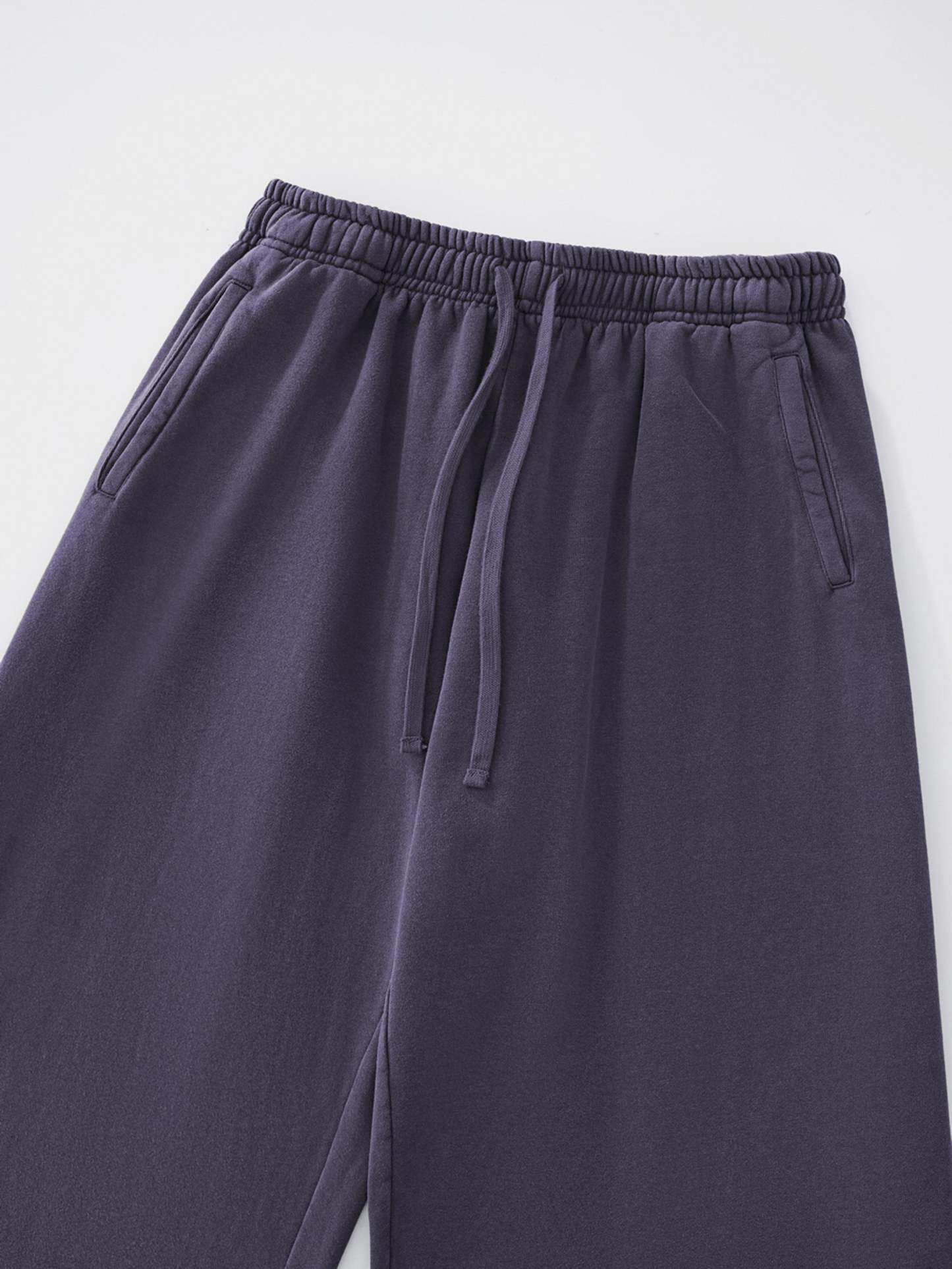 SMILEY PATCH SWEATPANTS - MIDNIGHT LAVENDER-Fineriform