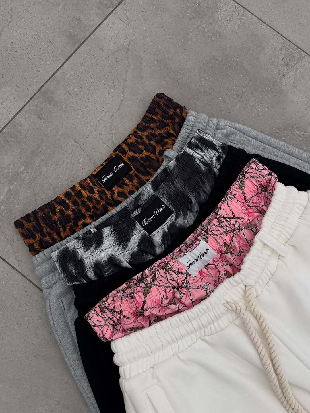 Double drawstring shorts-Fineriform