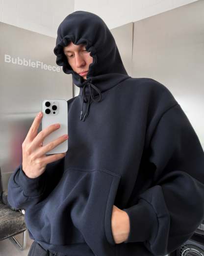 BUBBLE HOODIE - NIGHT-Fineriform