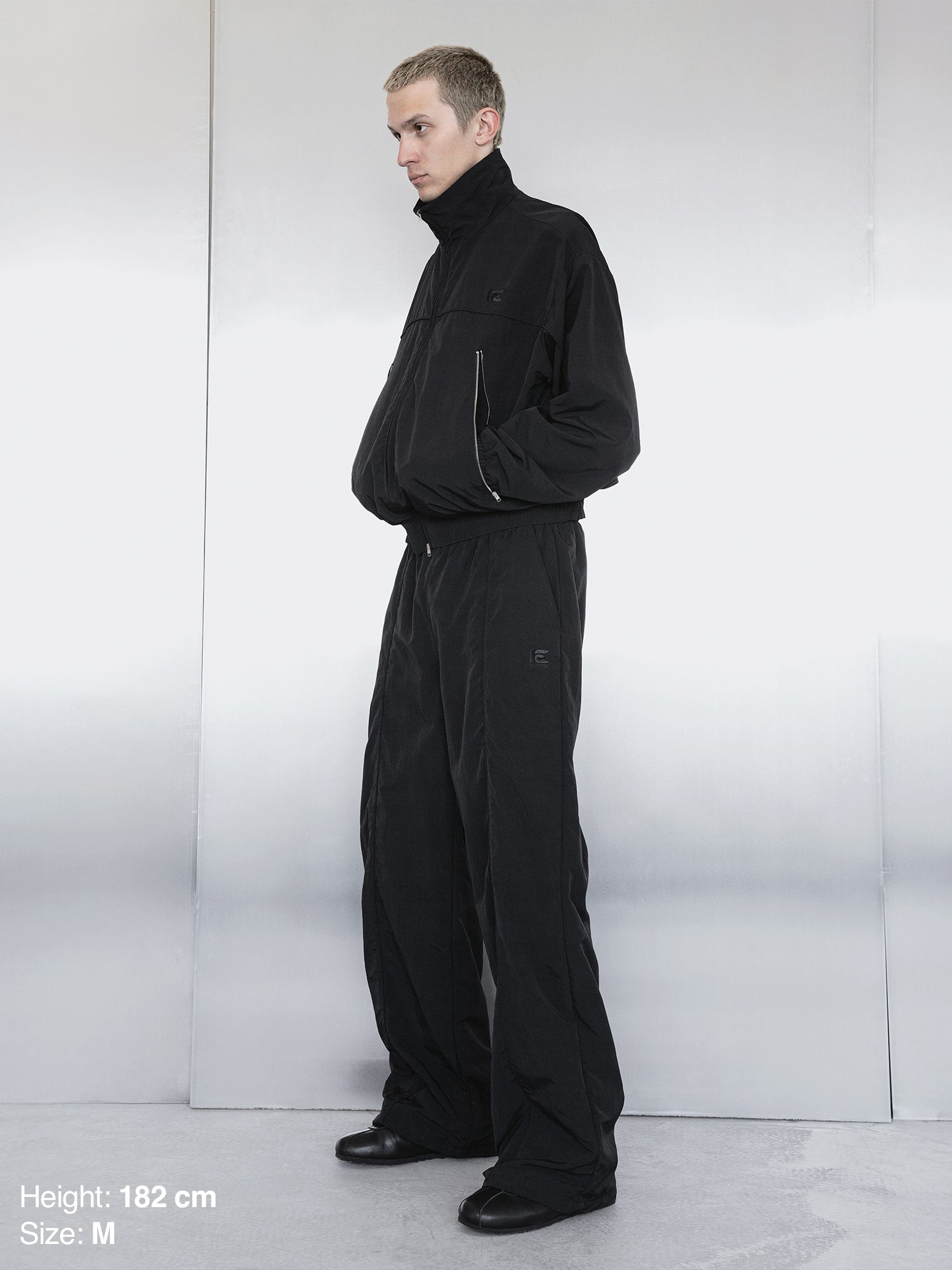 TRACKSUIT PANTS - BLACK-Fineriform