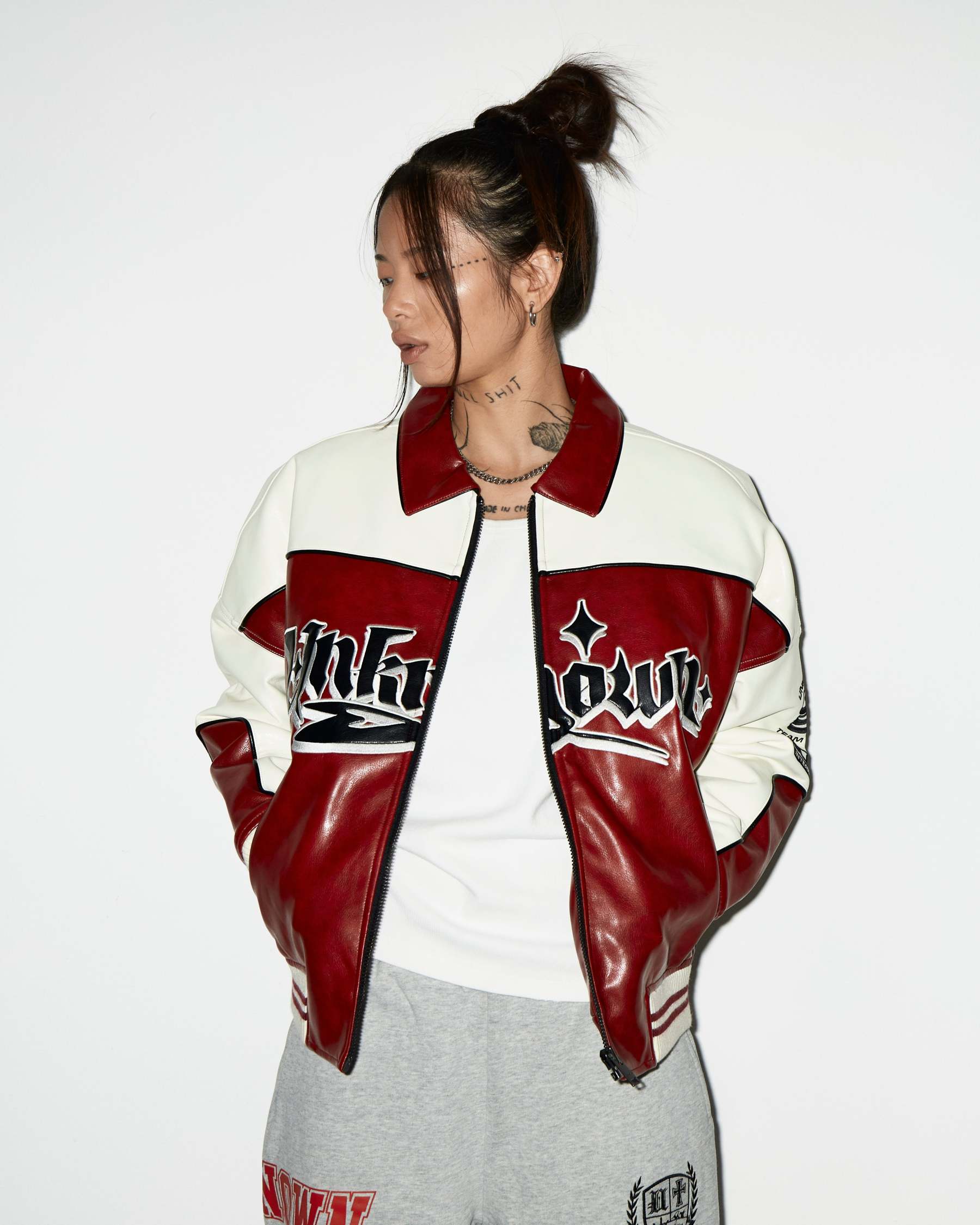 RACING TEAM LEATHER JACKET-Fineriform