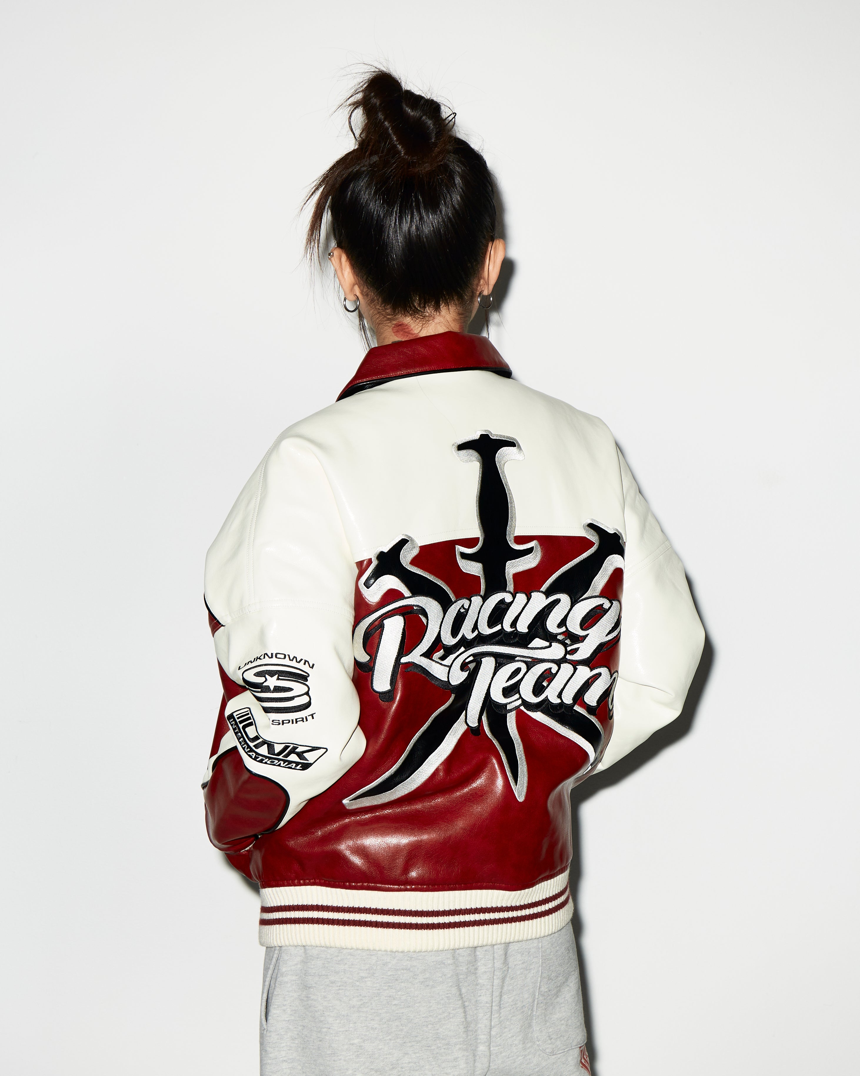 RACING TEAM LEATHER JACKET-Fineriform