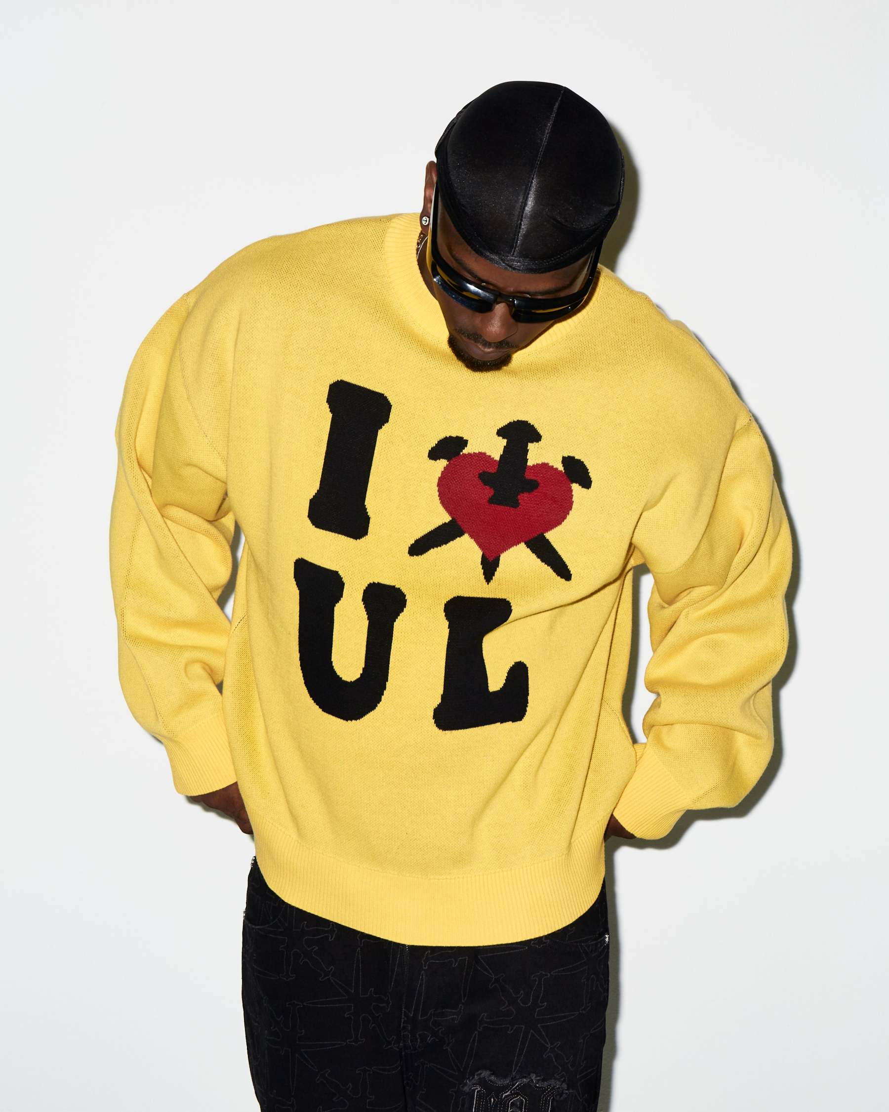 YELLOW I <3 UL KNIT-Fineriform