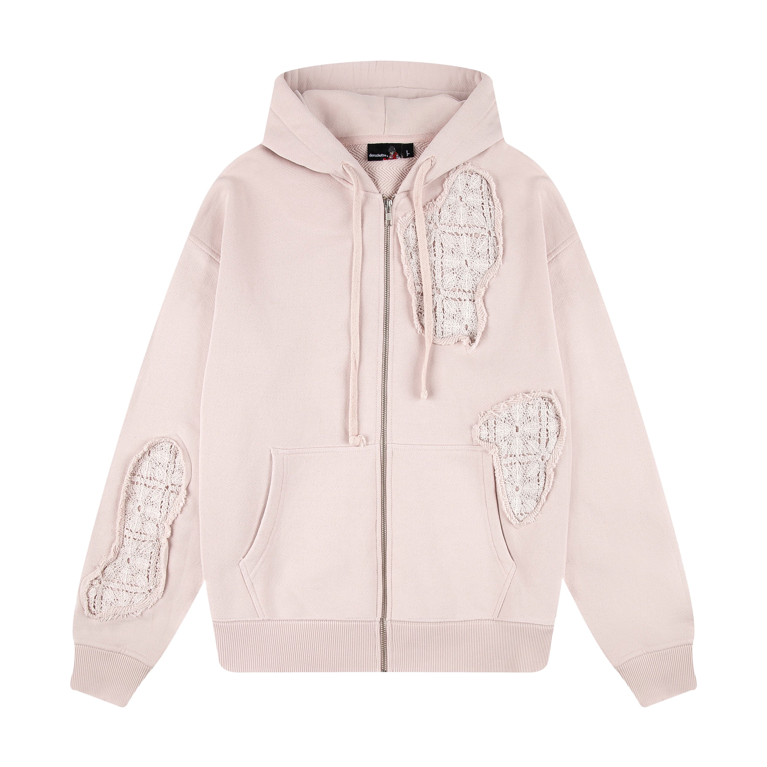 "lotus" Zip Up pink-Fineriform