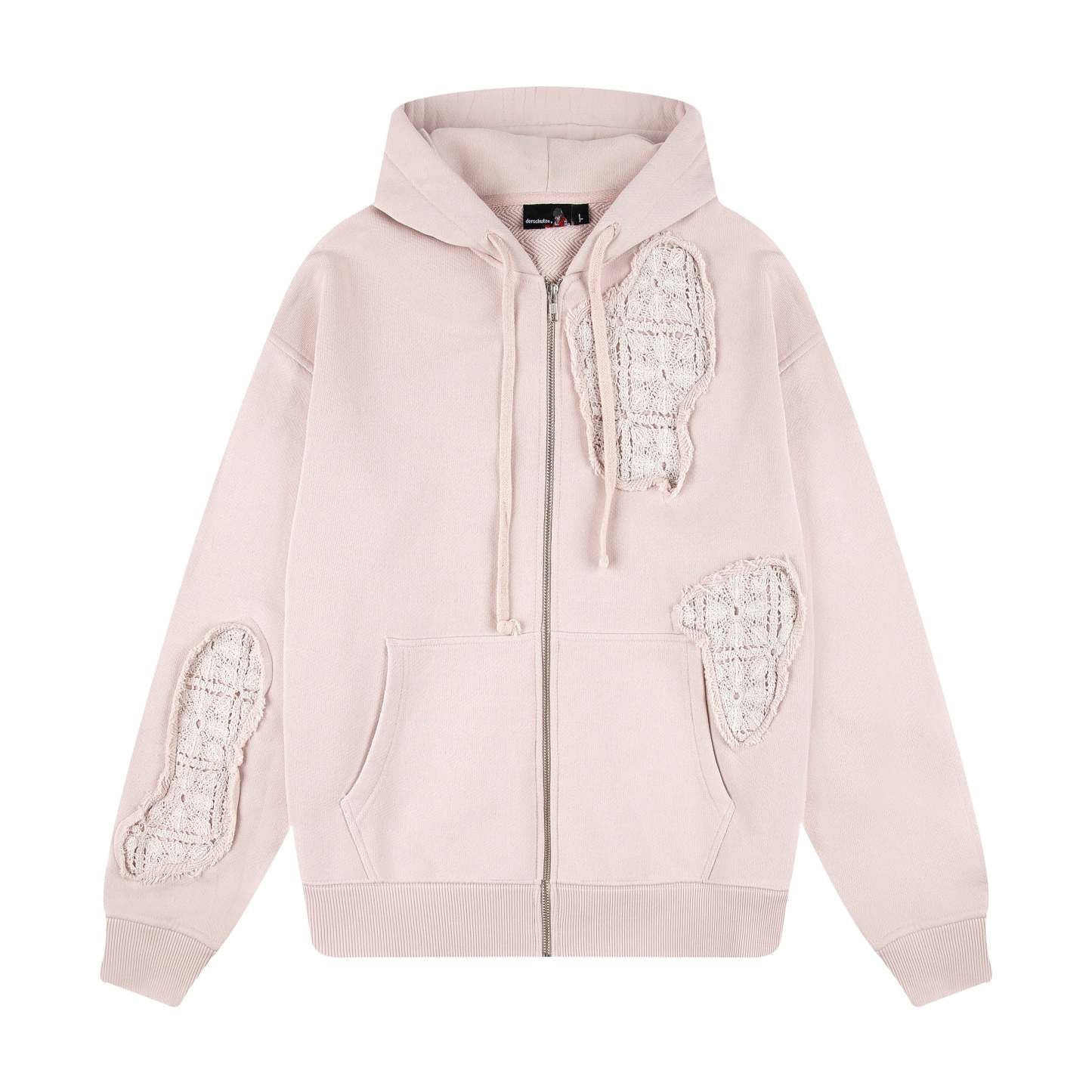 "lotus" Zip Up pink-Fineriform